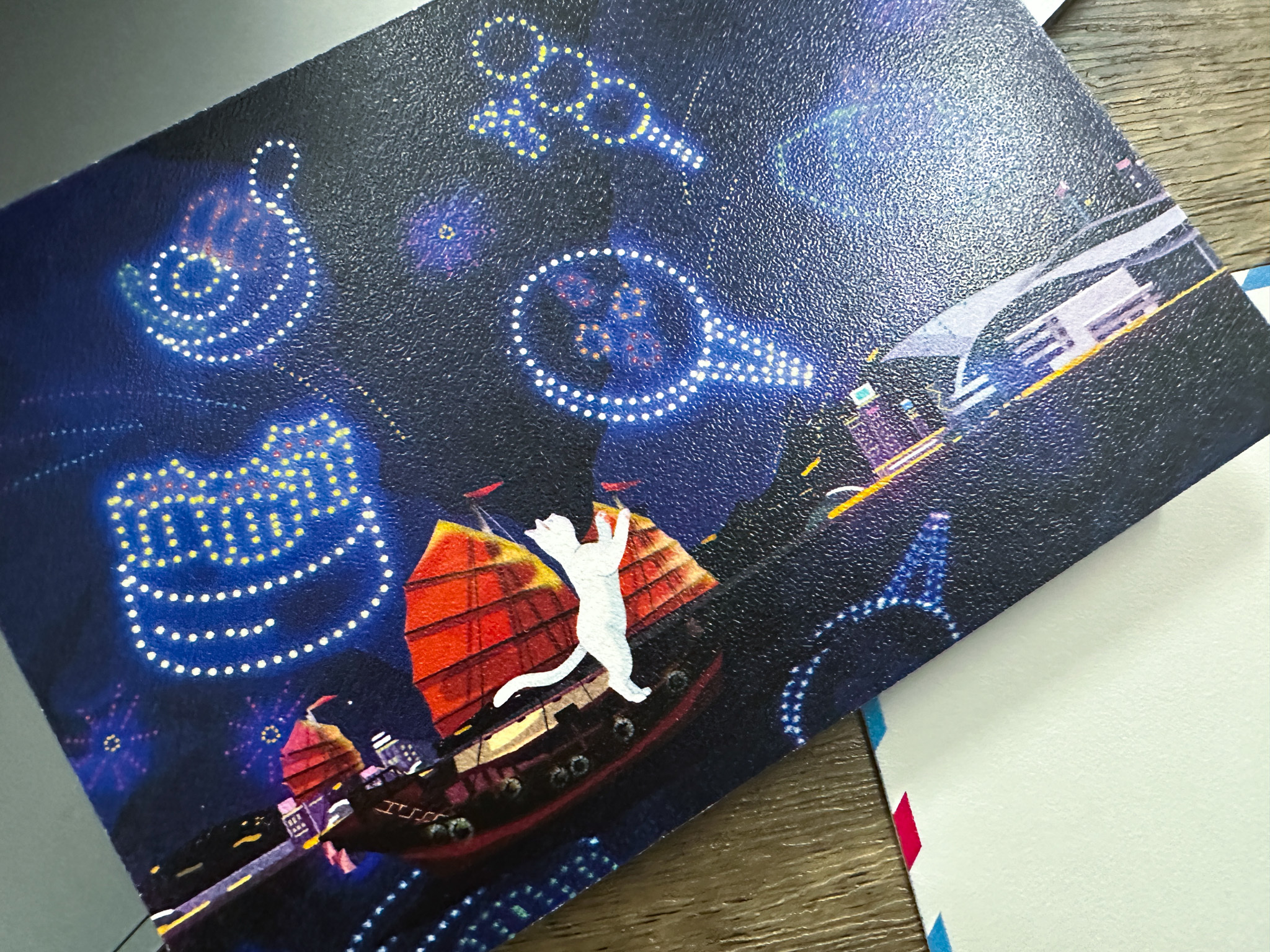 【貓遊街角 - 維港映匯   】 明信片丨Amazing Studio