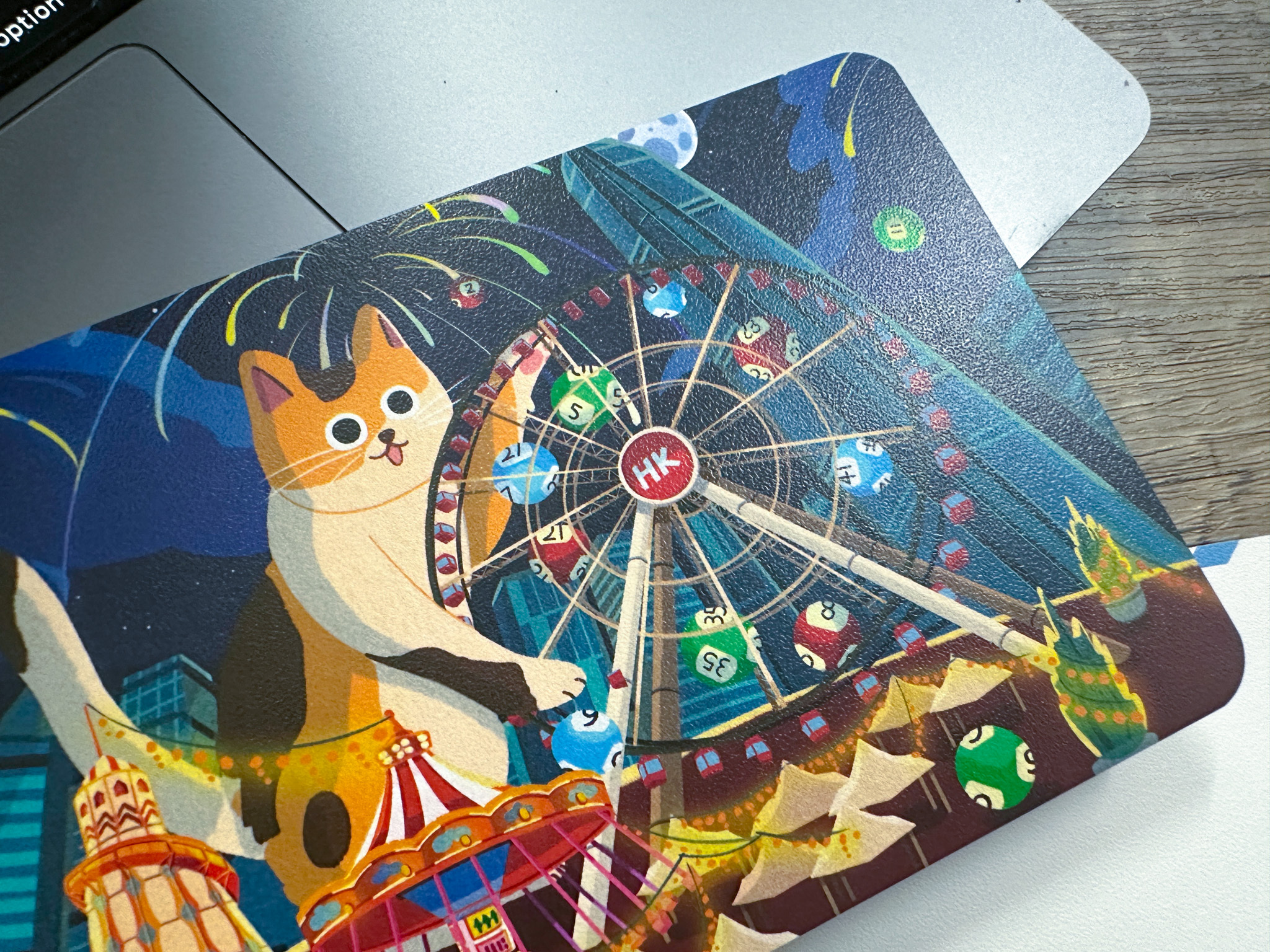 【貓遊街角 - 摩天輪】 明信片丨Amazing Studio