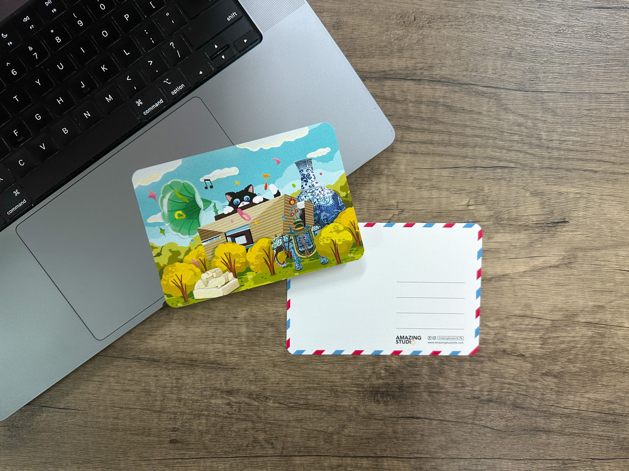 【貓遊街角 - 故宮博物院】 明信片丨Amazing Studio