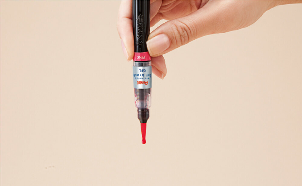 Pentel 飛龍 XGFL卡式彩色毛筆