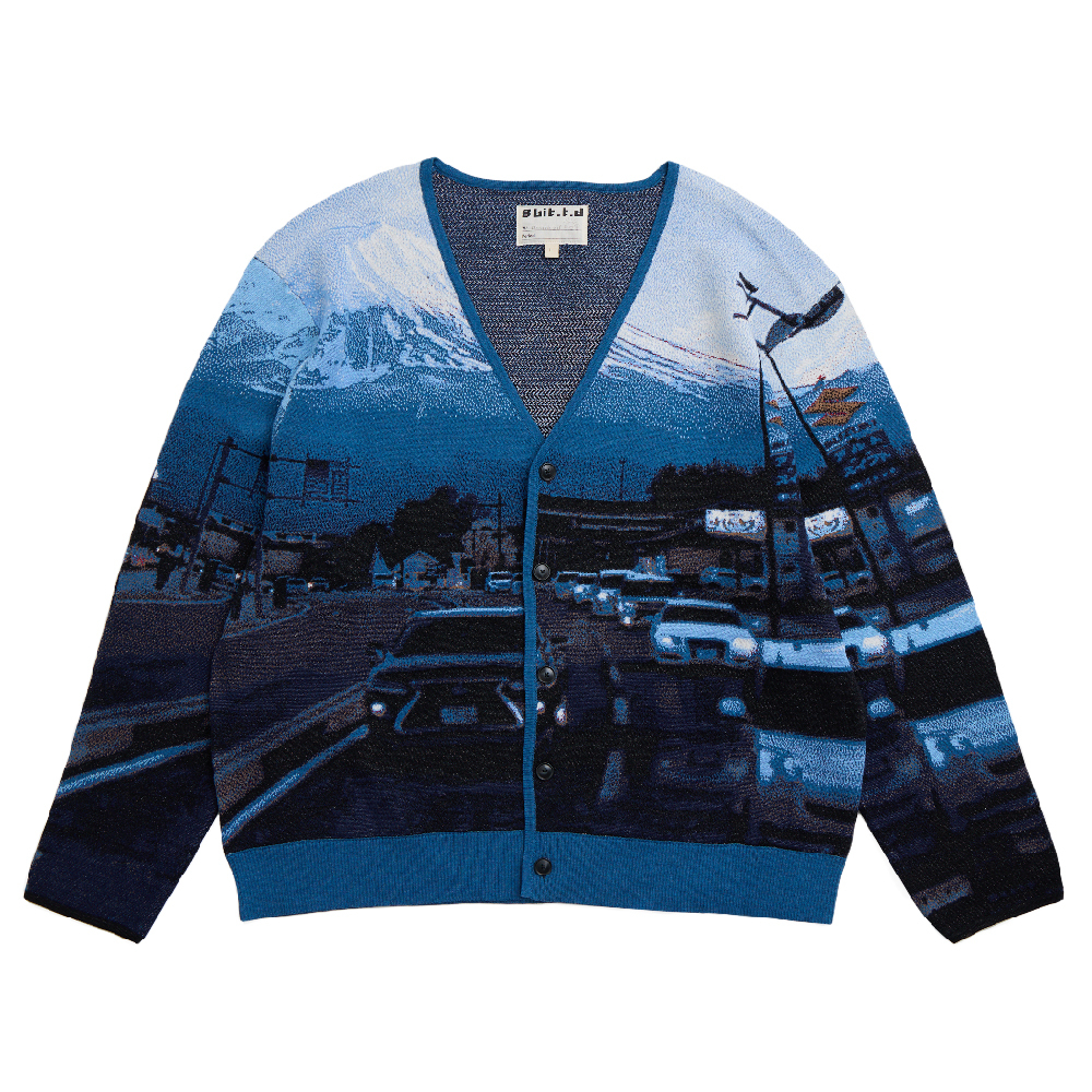 Mt. Fuji View from the Backseat Cardigan