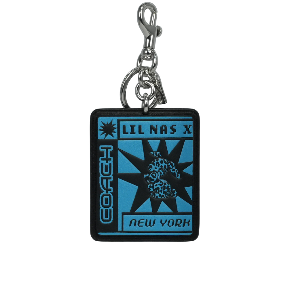 【COACH】The Lil Nas X Drop 兔子圖案吊飾/鑰匙圈(蒙特羅藍)CP966 LHWJE