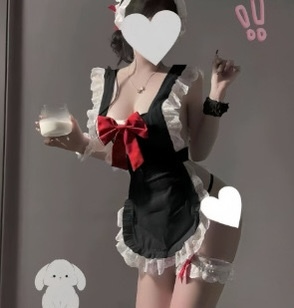 純慾女僕裸背圍裙套裝