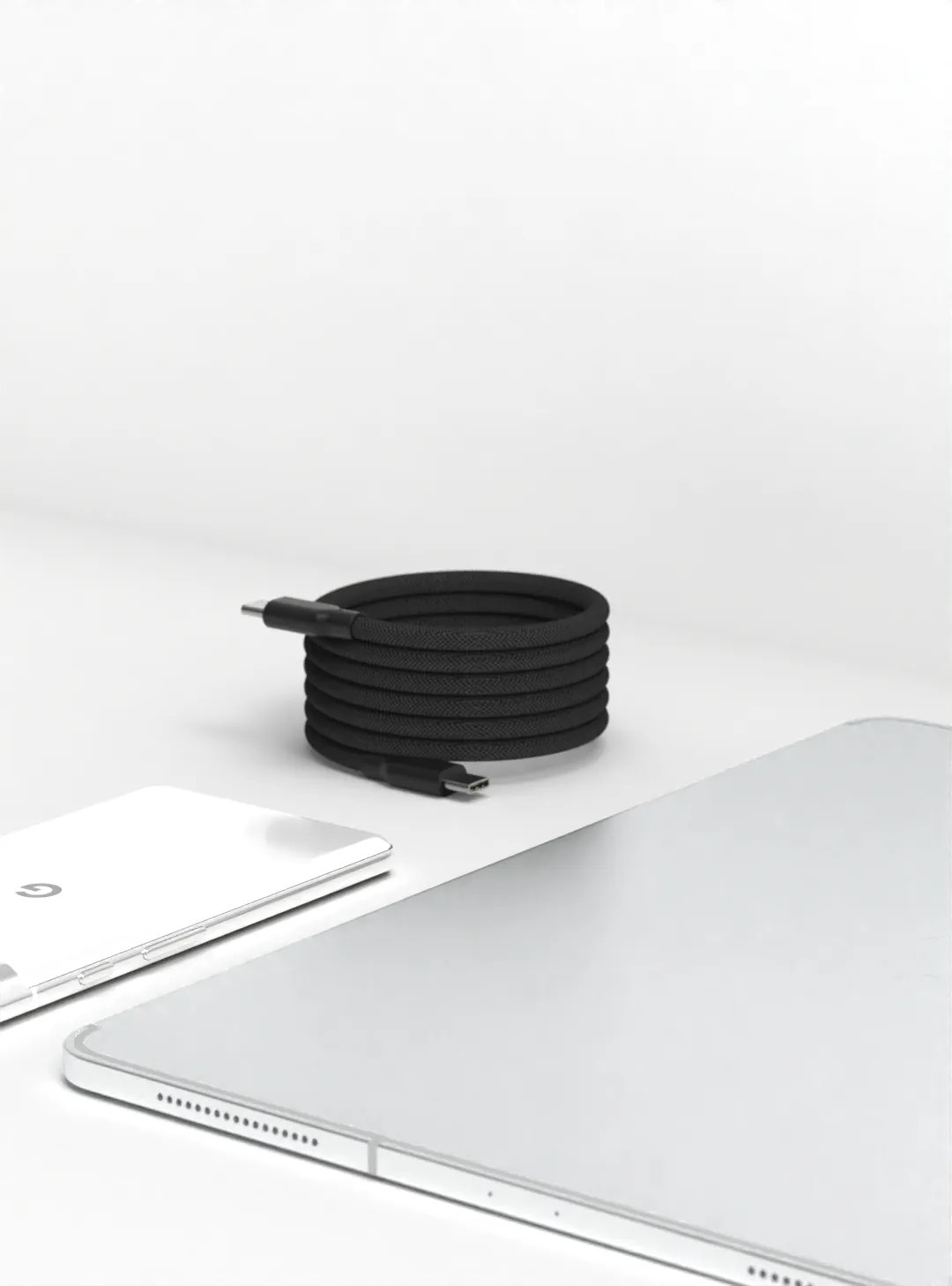 Allite Easy Cable 240W 磁吸收納編織快充線 USB-C to USB-C 1M