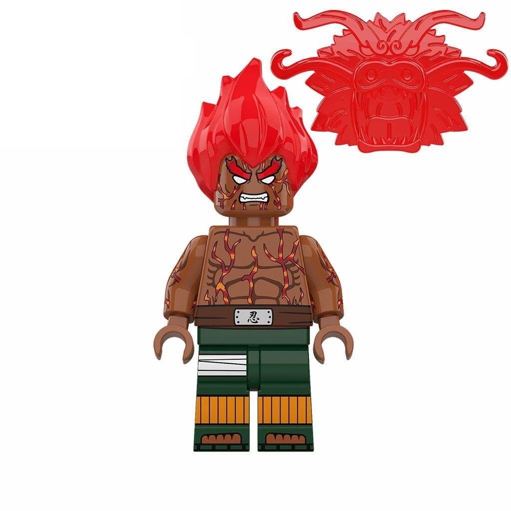 Naruto Might Guy 8 gates Custom Minifigures Minifigs Fit Lego K2079