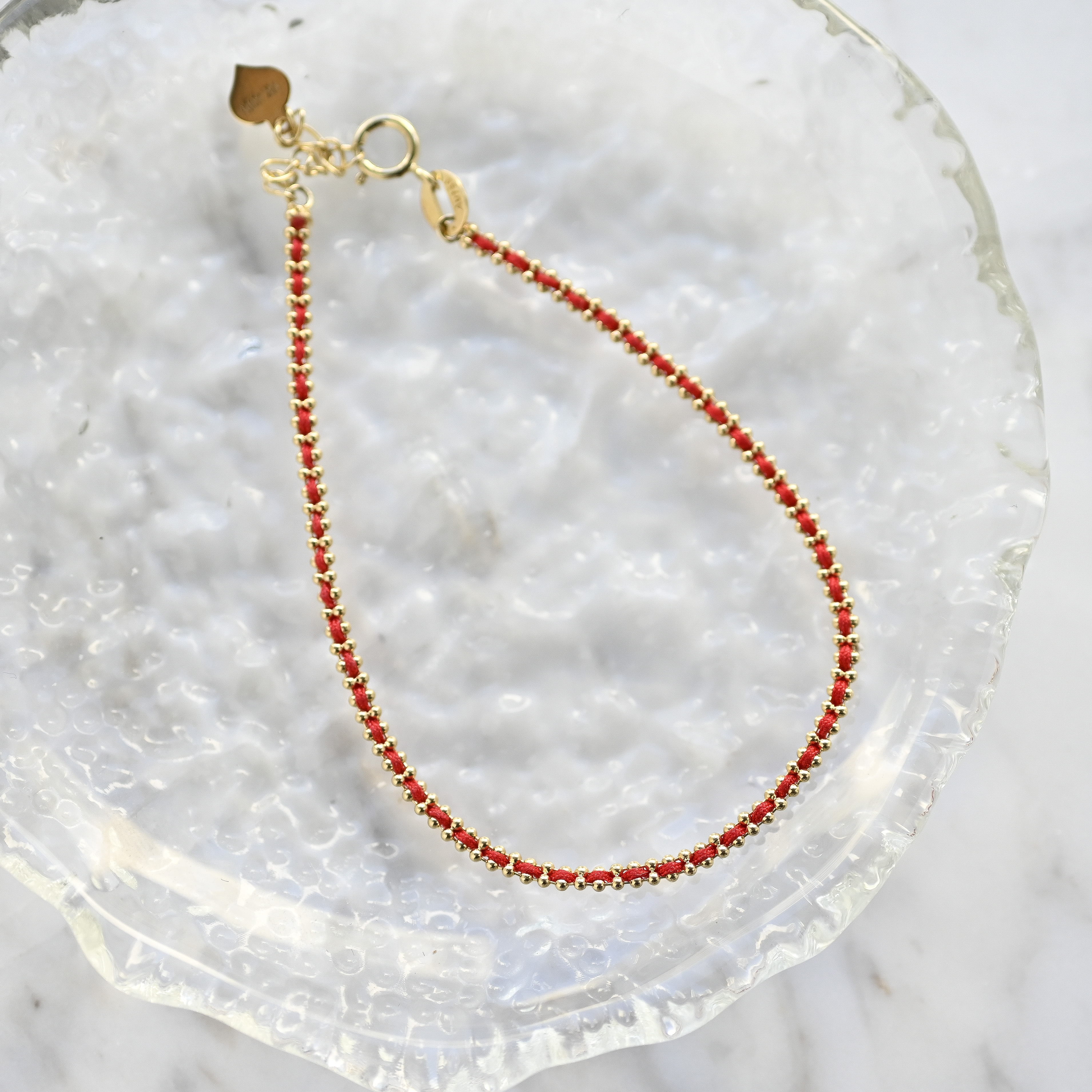 18K Lucky String Bracelet