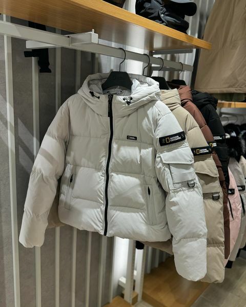 【代購】NATIONAL GEOGRAPHIC 國家地理 女 GOLDENMOLE 短版 連帽 鵝絨 羽絨 外套 N244WDW120 / N244WDW820