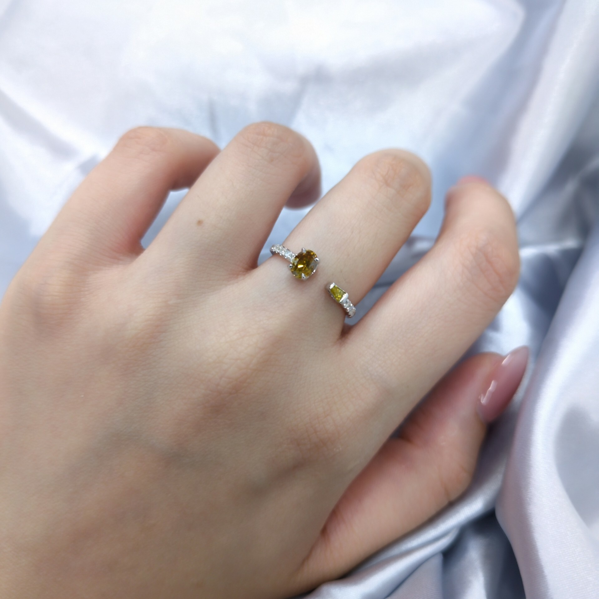 18K White Gold 0.52ct Diamond Ring