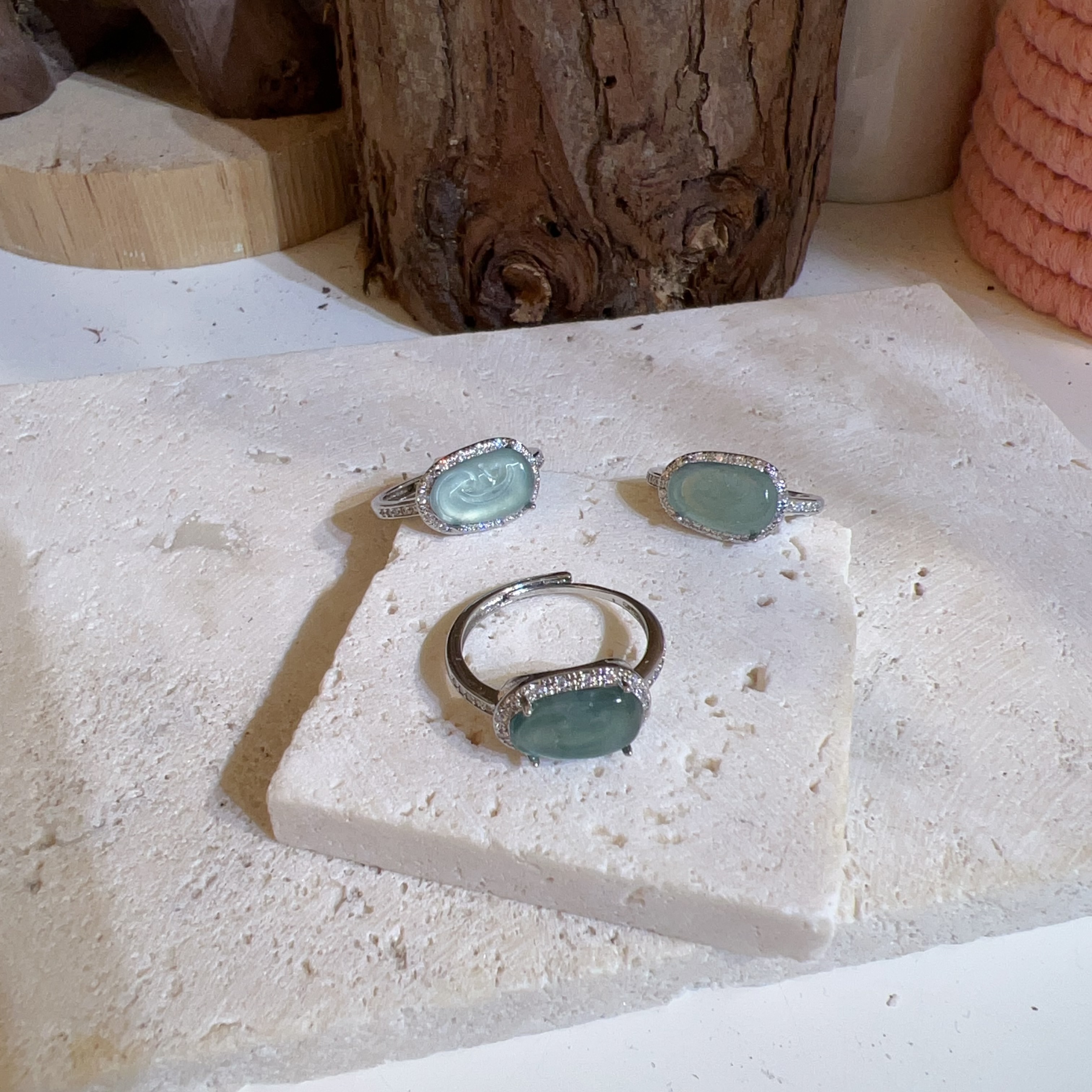 翡翠如意閃閃戒指