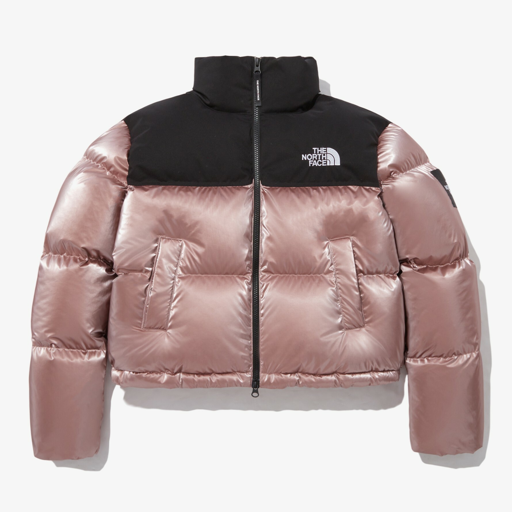 The North Face TNF  24FW 女款  NUPTSE DOWN 短版立領 羽絨外套 粉色