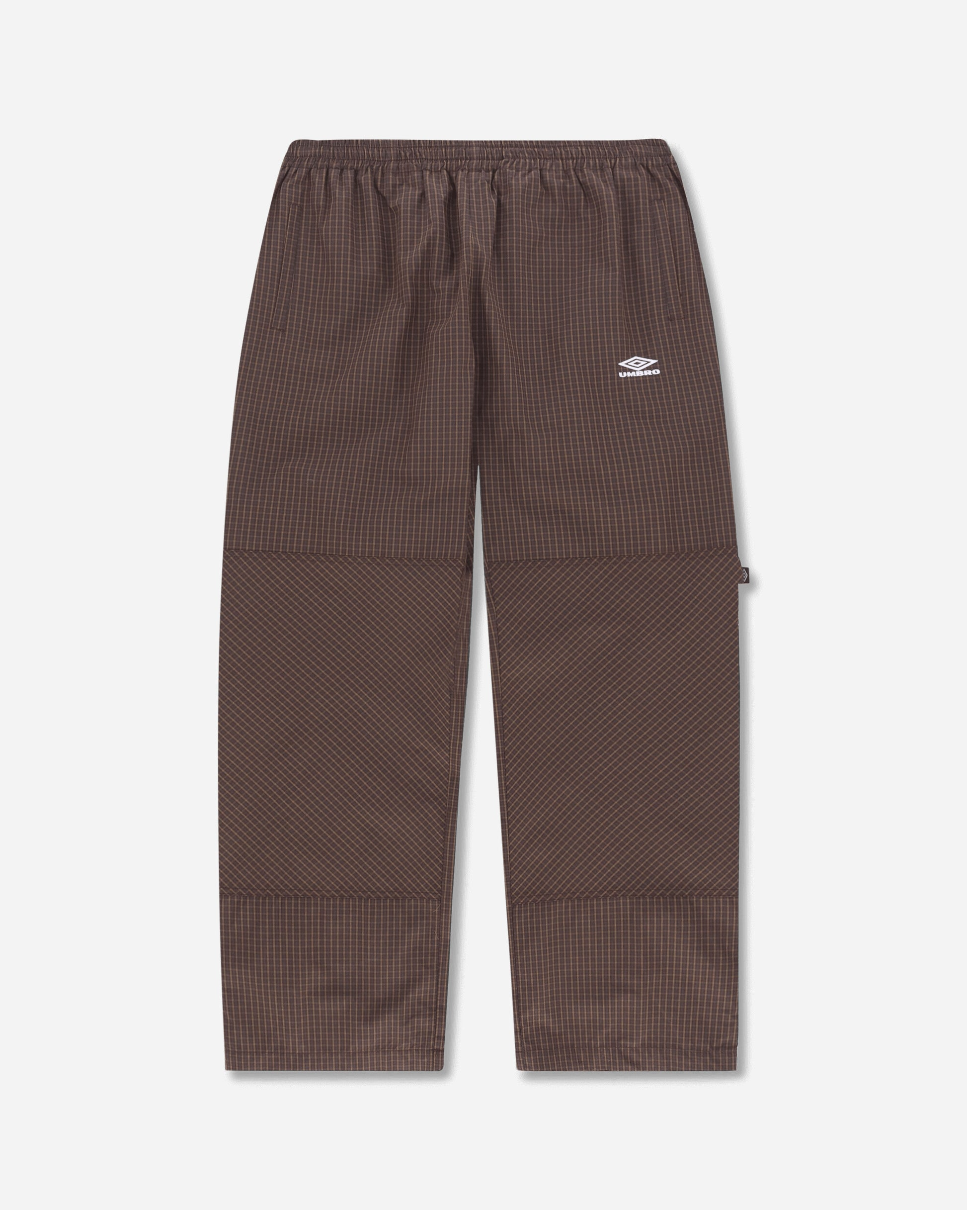 Umbro｜Men's Mini Check Double Knee Pants "Brown"