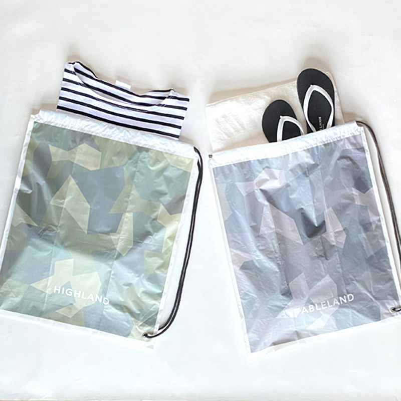 單肩背束口袋/迷彩 40x50x10cm