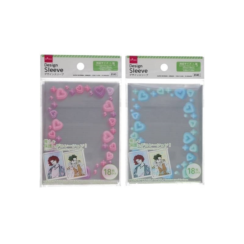 偶像小卡保護套/愛心 13x9.4cm 18入