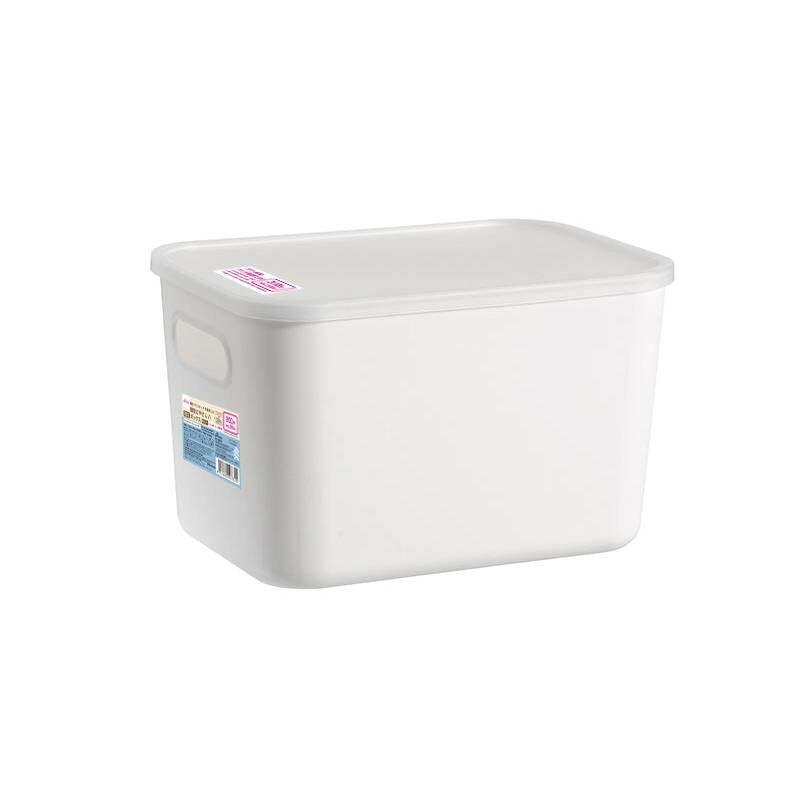 R35環保材質附蓋收納盒/白 18x16x26cm