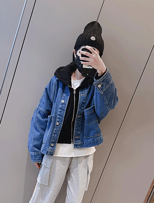 ᴴᴼᵀ ▸▸店長推薦◃◃ 秋冬新款/大口袋牛仔外套 MANIFEST正韓🇰🇷