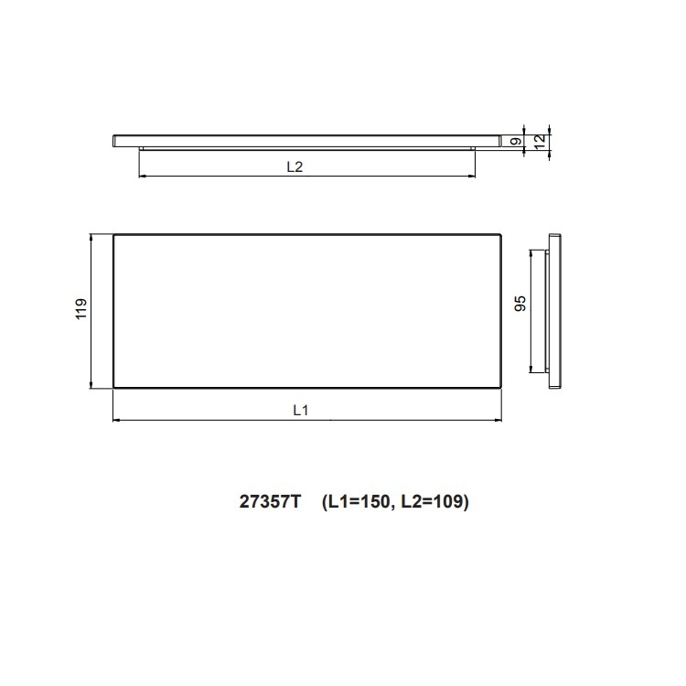 Kohler "Stages" K-27357T-7 Tray 150mm