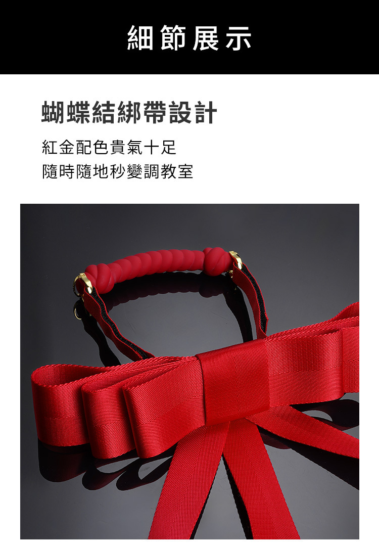 UPKO 蝴蝶結駟馬縛便攜束縛套組