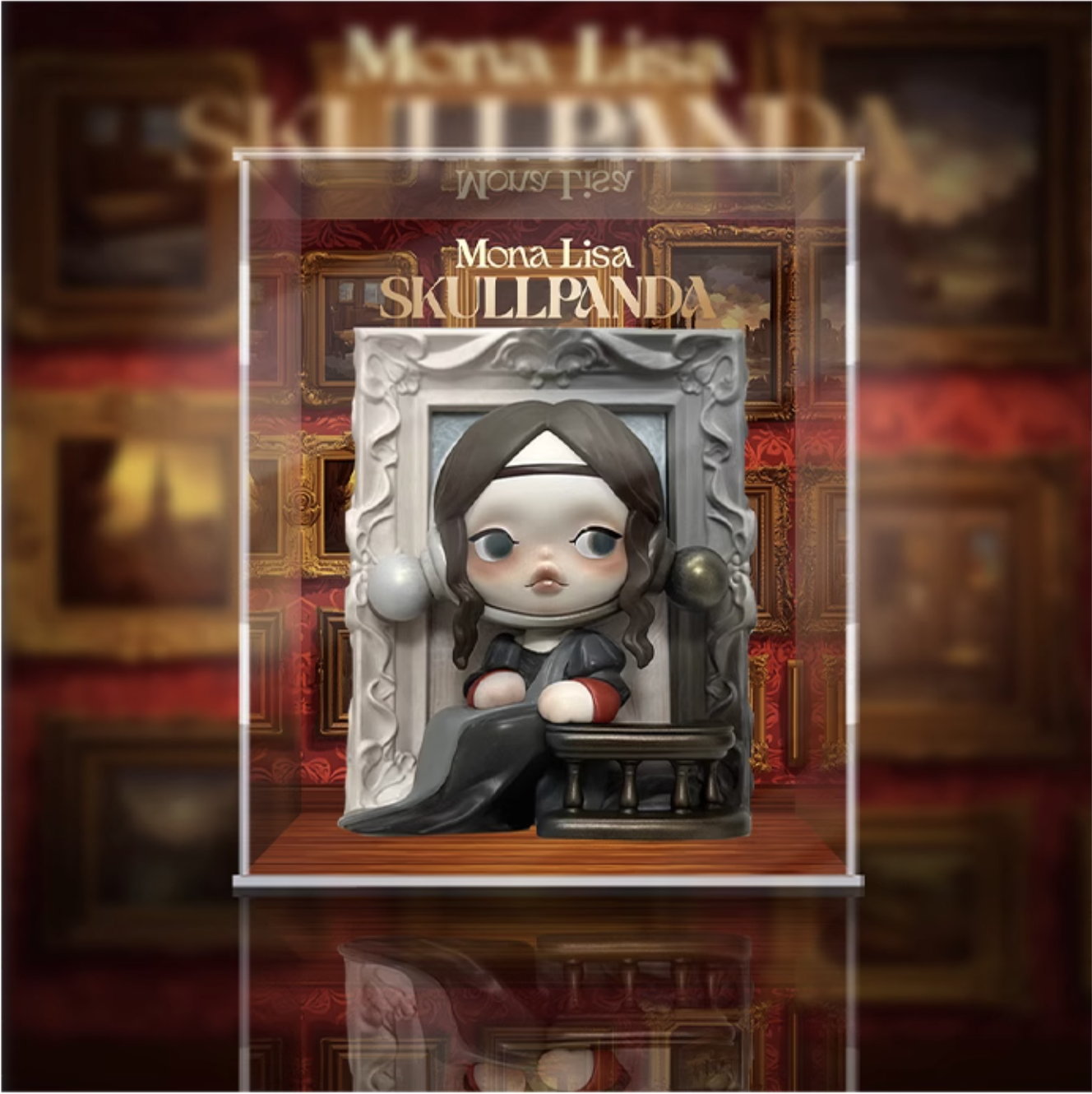 SKULLPANDA フィギュア　Mona Lisa モナリザ Skullpanda Mona Lisa - SP入画吊卡 – Art Toy Familia