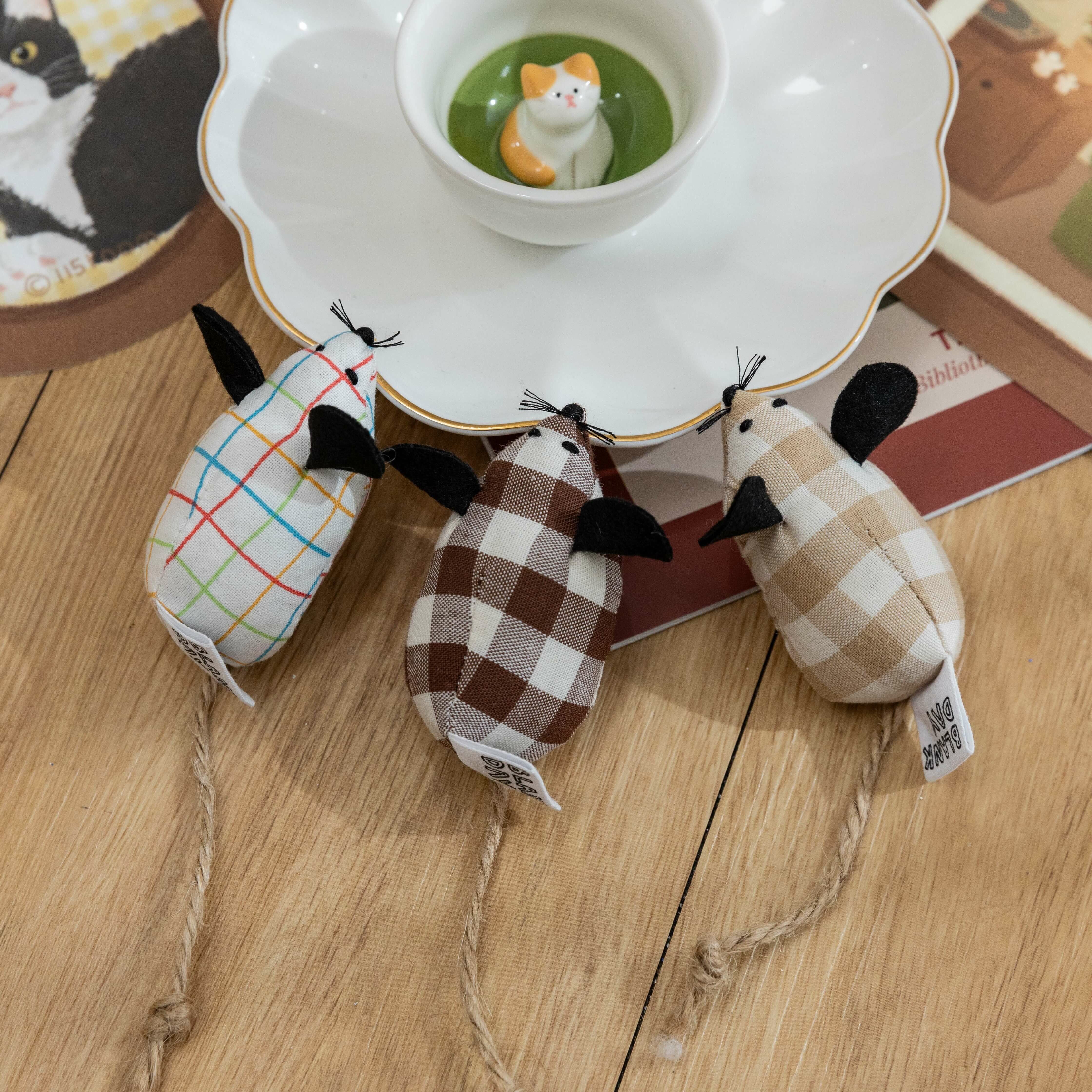 韓系格紋老鼠┃共五款