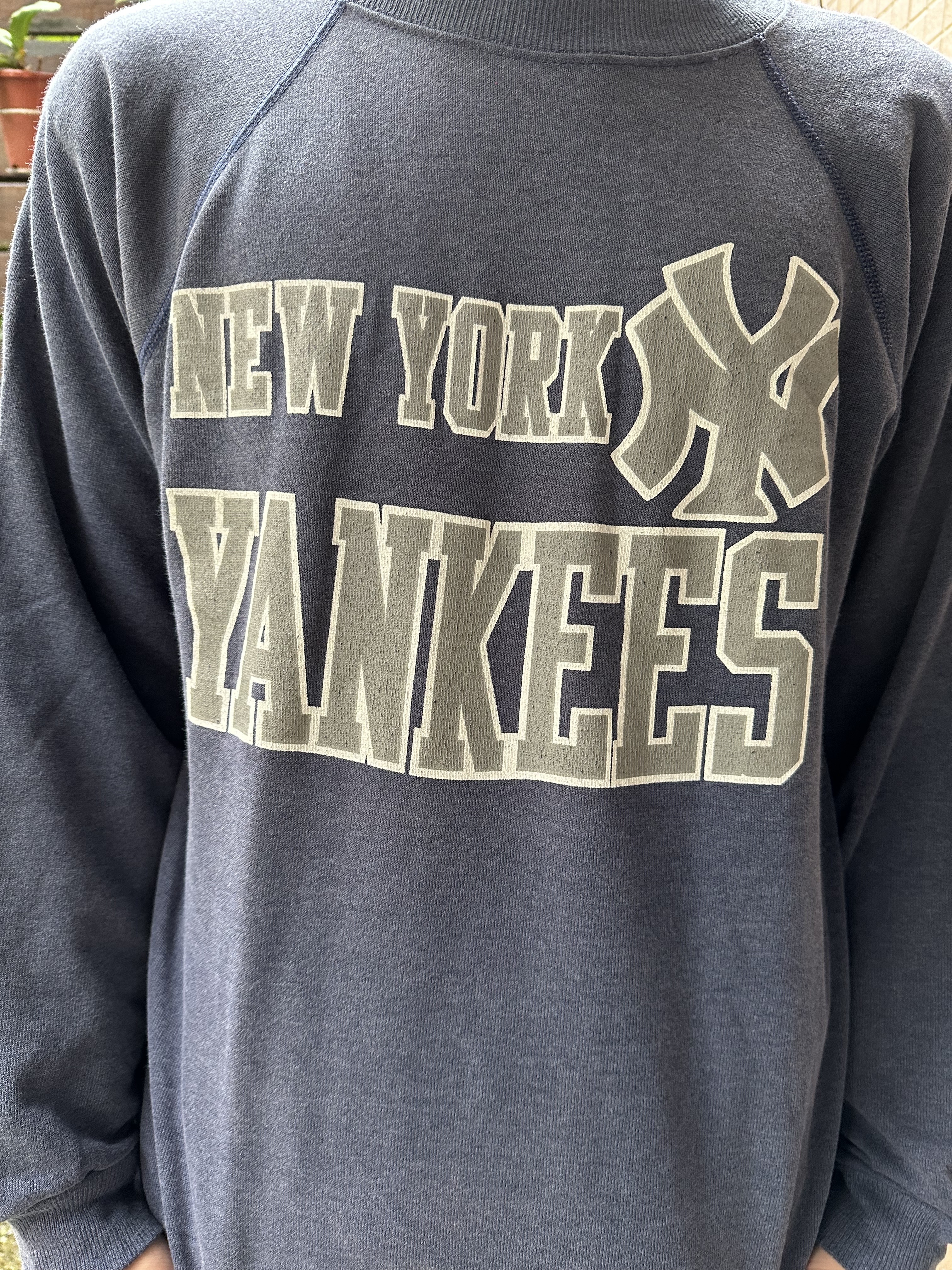 80s Hanes “NEW YORK YANKEES” Sweat Shirt (Made in USA)