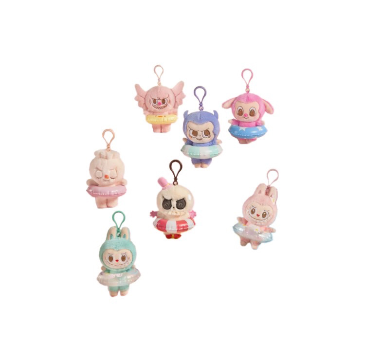 POP MART THE MONSTERS LABUBU PARTY SWIMMING 游泳派對系列 泡泡瑪特 吊飾 盲盒 單抽