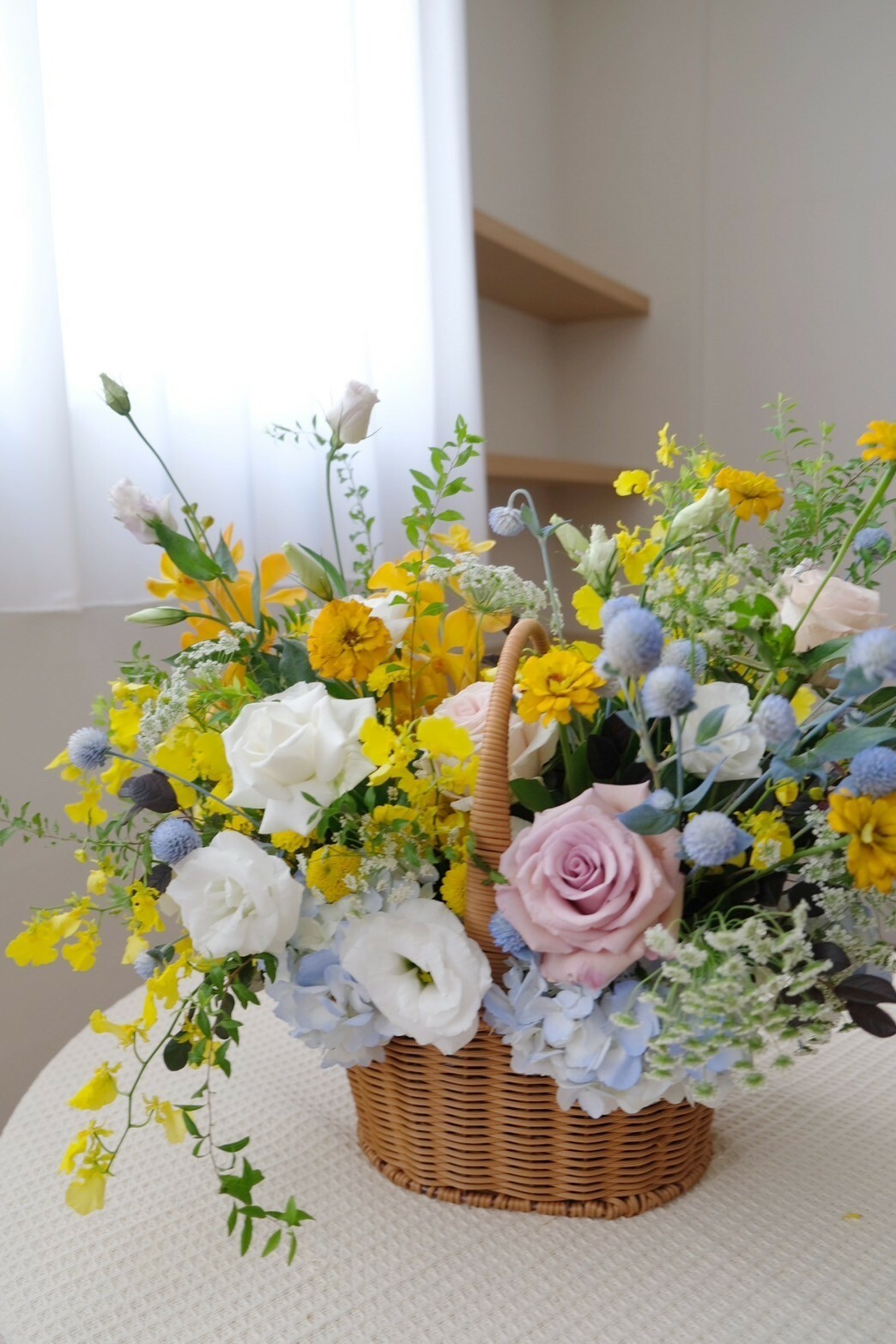 鮮花 / 夏日提籃盆花