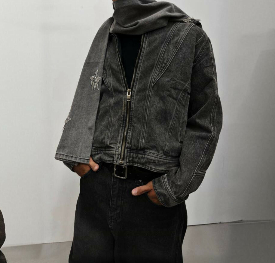 (GOAL) 分割 飛邊 牛仔 夾克 EVO E26195