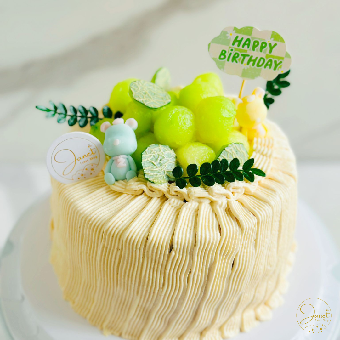 海鹽焦糖奶油蜜瓜蛋糕