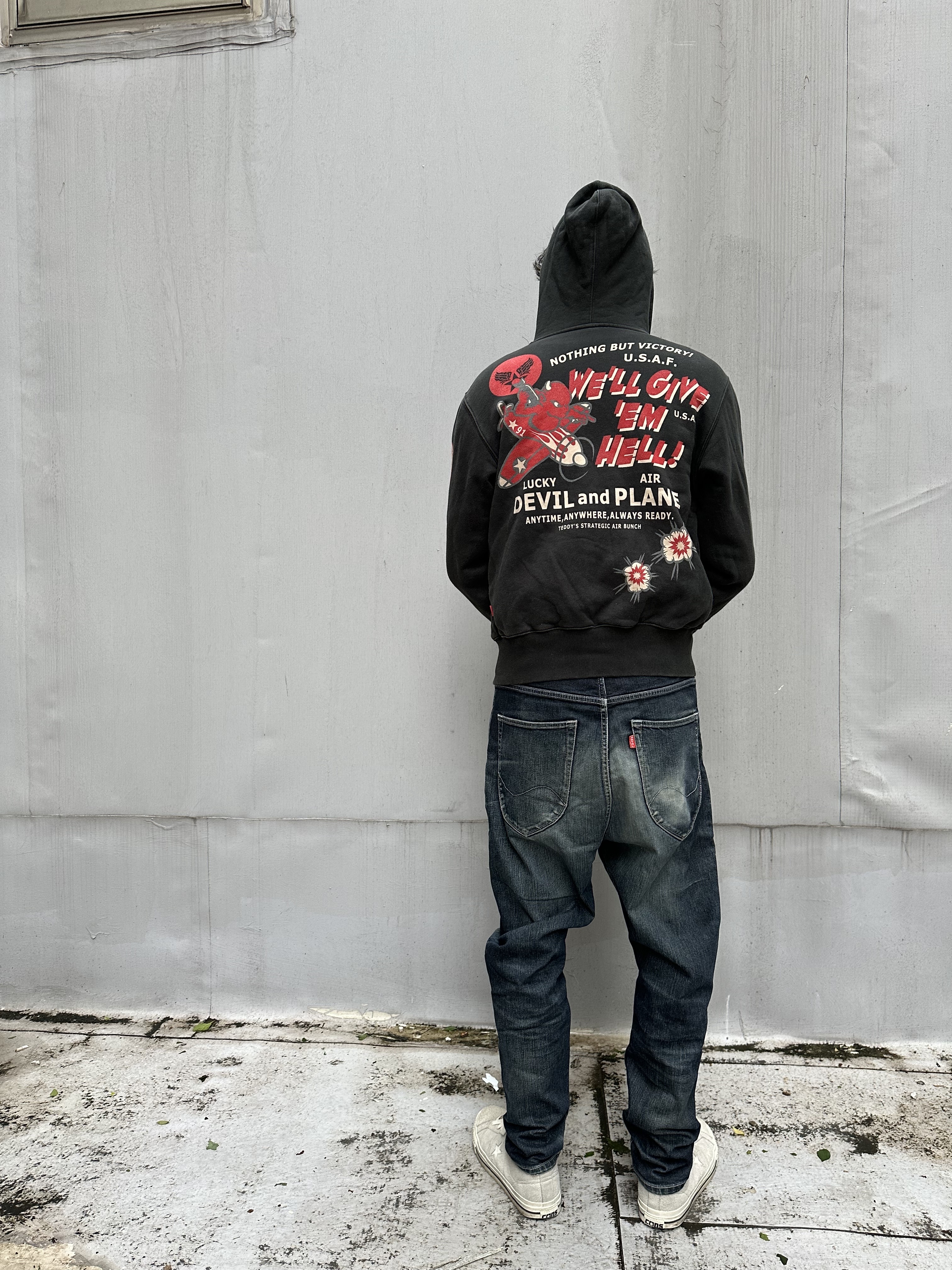 Ted Company Military STYLE Zip-up Sweat Parka