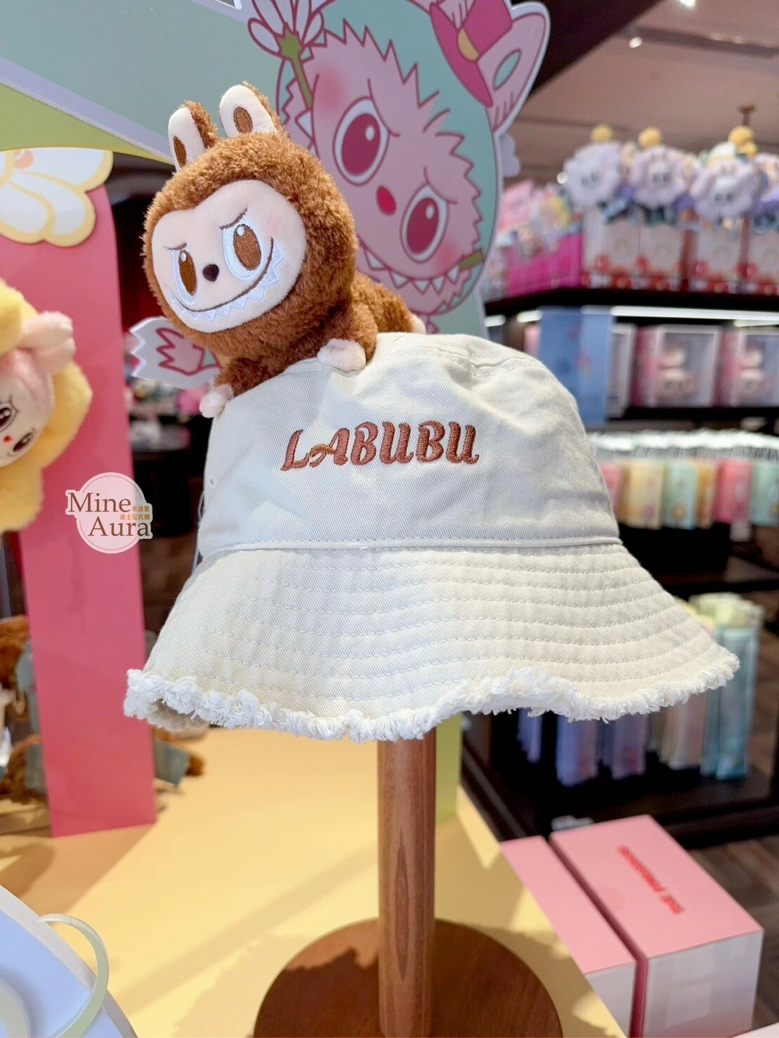 POP MART 泡泡瑪特 拉布布 LABUBU 趴趴 造型 漁夫帽 帽子 -泡泡瑪特城市樂園