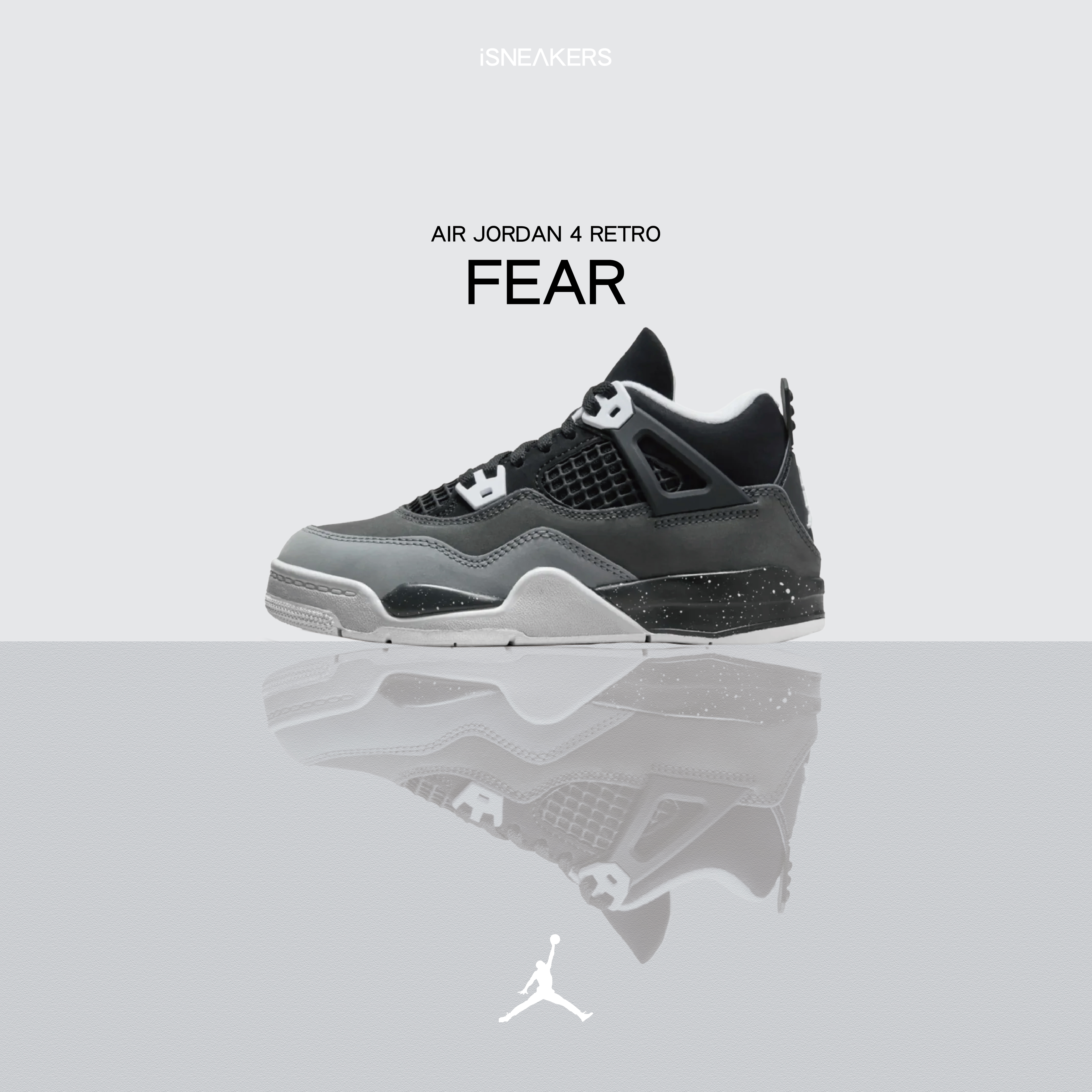 iSNEAKERS｜Air Jordan 4 "Fear" 恐懼 2024版 FQ8138-002 GS FQ8213-002