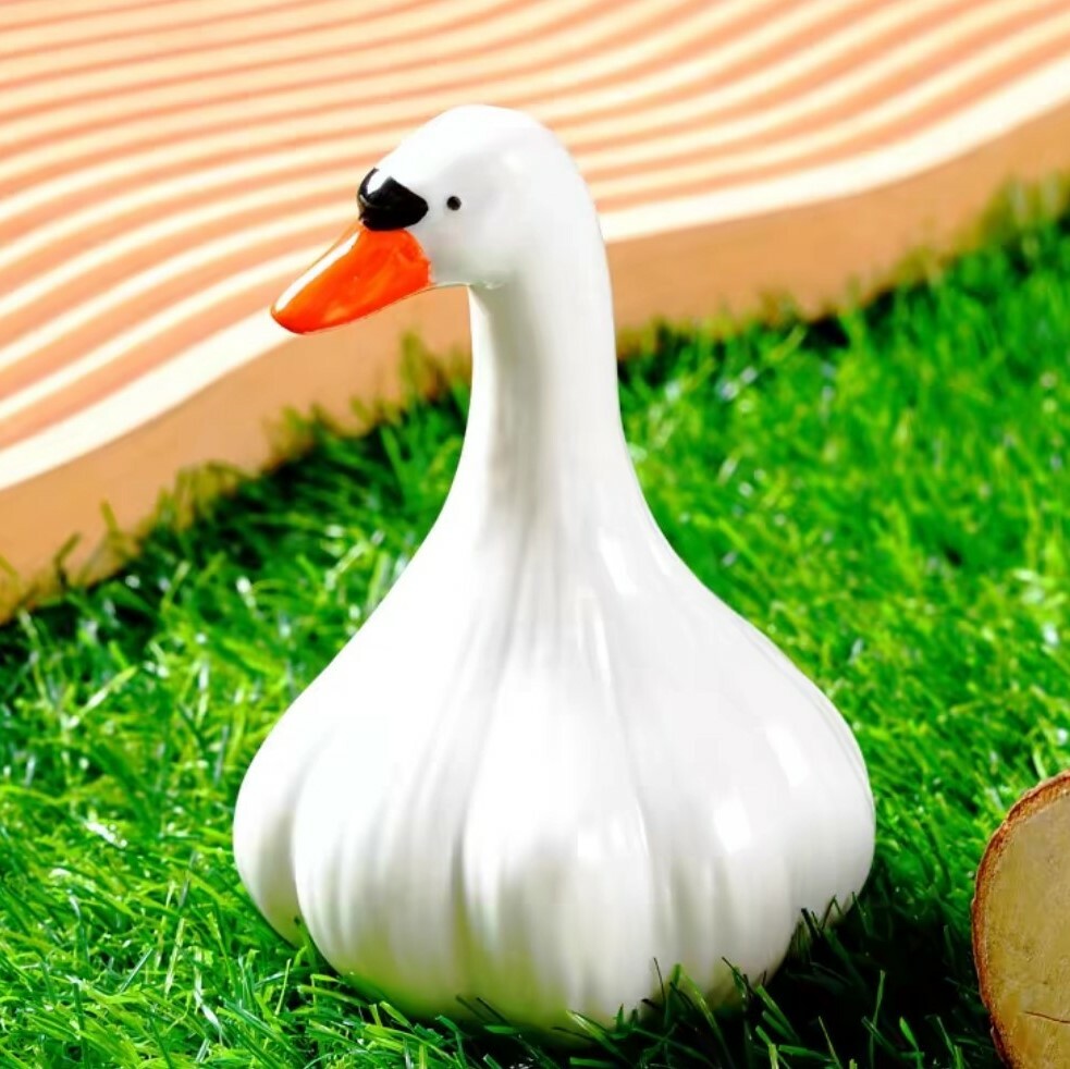 蒜了鴨創意陶瓷擺飾