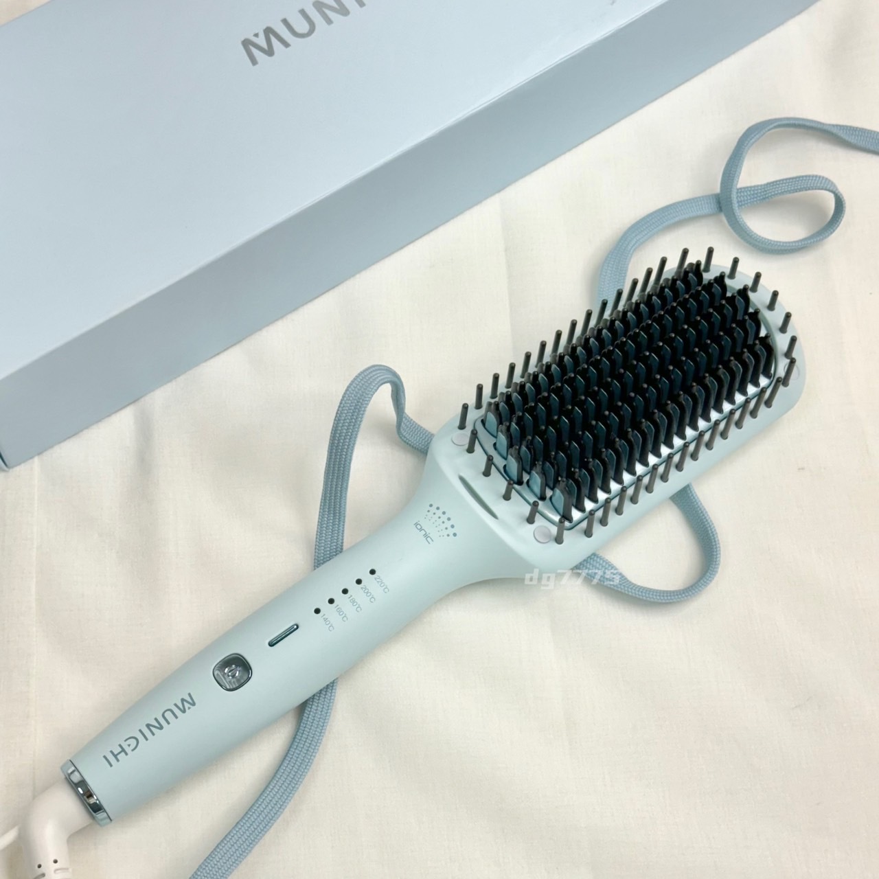 MUNICHI 山水 沐尼黑 國際電壓 ION負離子 溫控直髮梳 離子梳/直捲兩用 (MMC-QQ2)