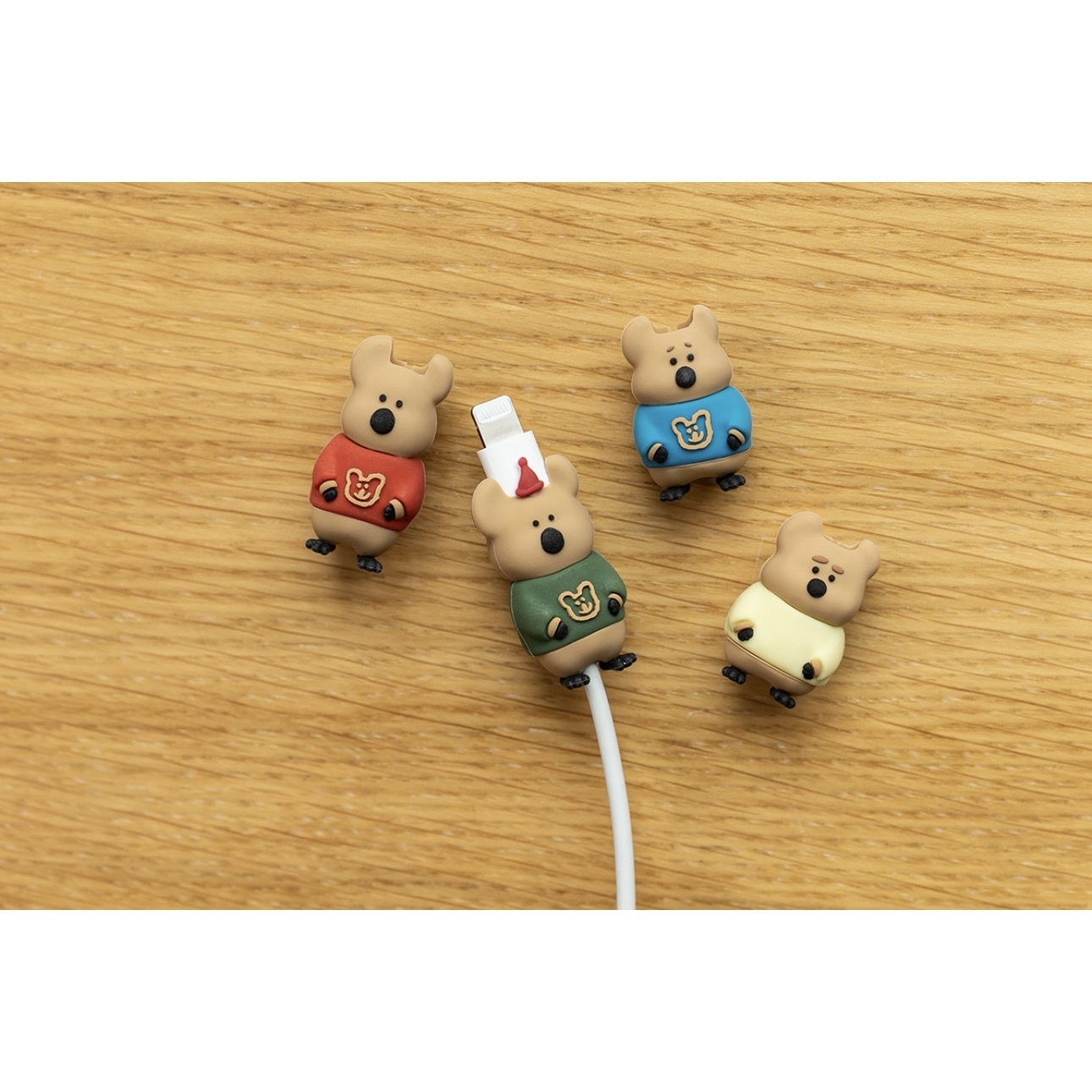 DINOTAENG 袋鼠家族 充電線保護套