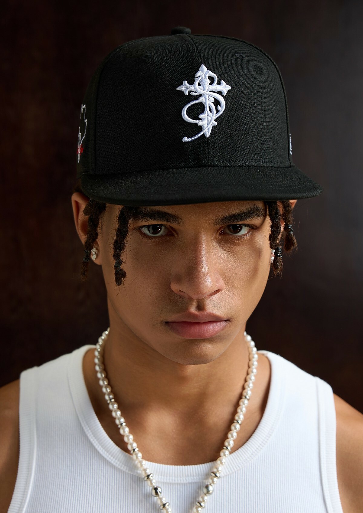 STK SmallTownKid 十字立體刺繡 平沿棒球帽