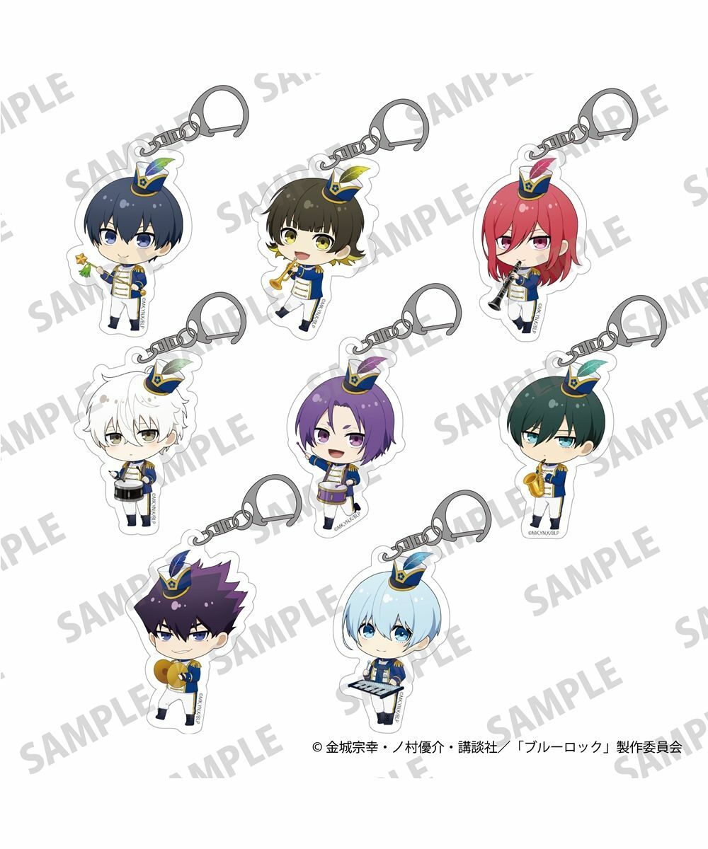 預購-動畫「藍色監獄」 迷你角色鑰匙圈 樂儀隊Ver. 系列【日本進口精品】
