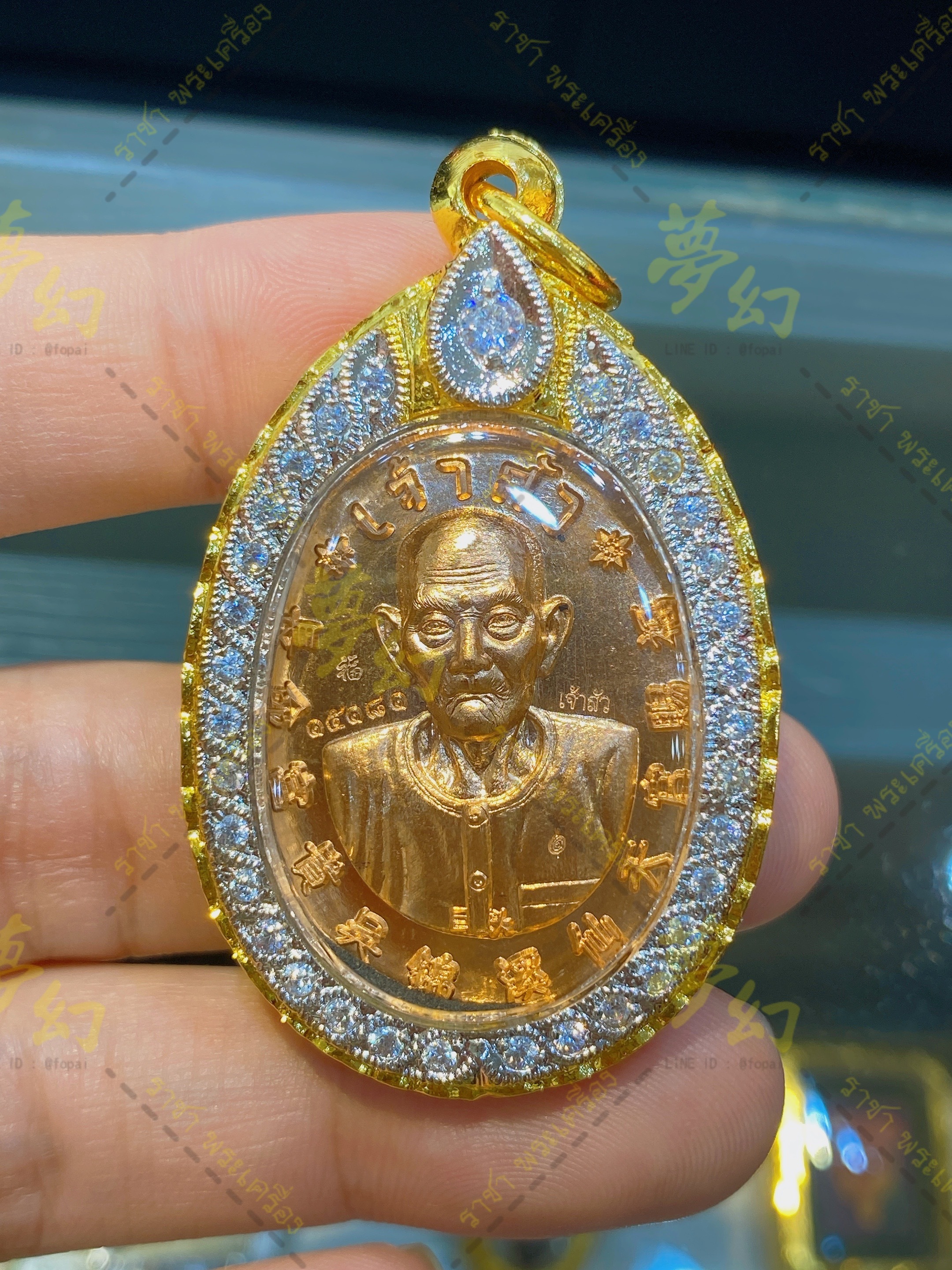 龍婆文瑪Wat San Chao 2563-64 長命富貴吳錦溪仙天官賜福獨立編號