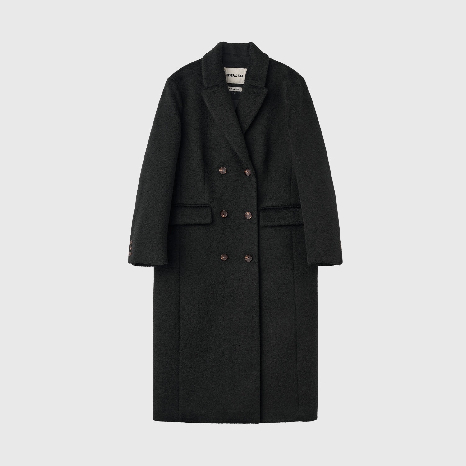 [GENERAL IDEA] NEW CLASSIC WOOL BLEND LONG COAT