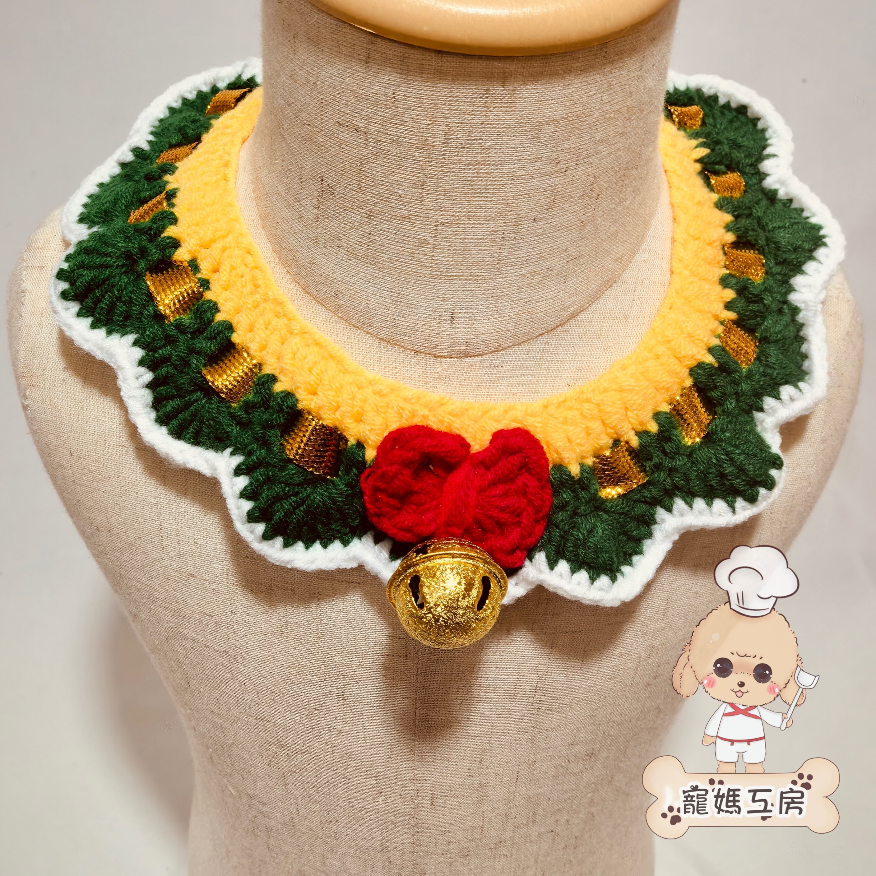 寵媽工房 - 寵物頸飾 (AC128) #聖誕頸飾