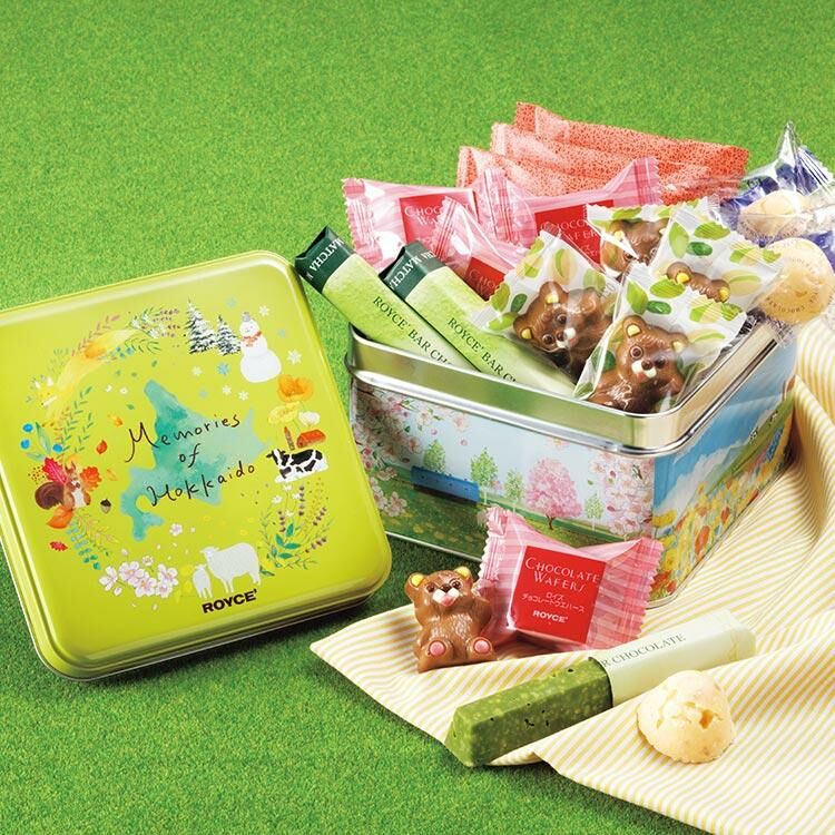 ROYCE北海道四季原創插畫綜合巧克力鐵裝禮盒 新年團
