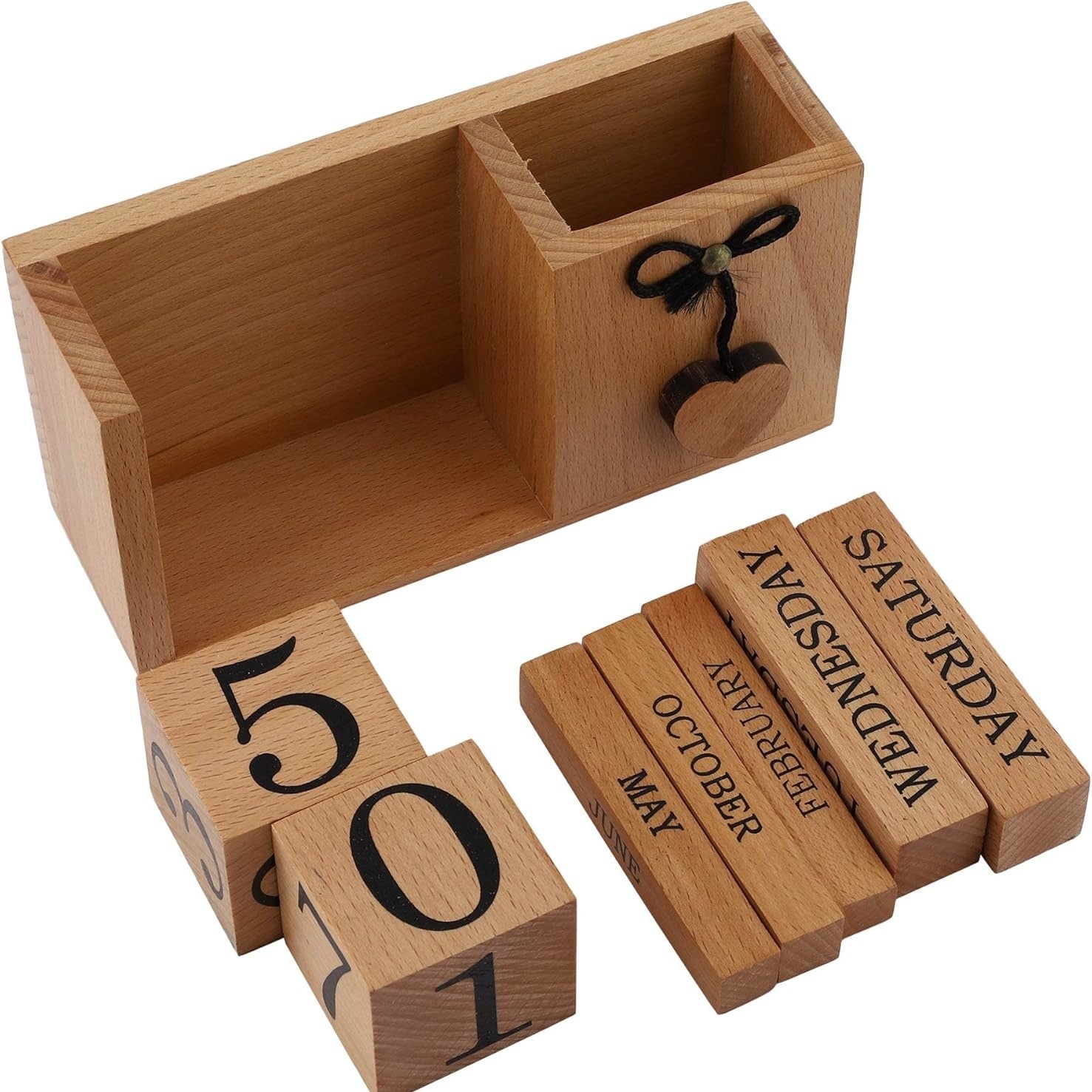 【客製】木製文具收納萬年曆