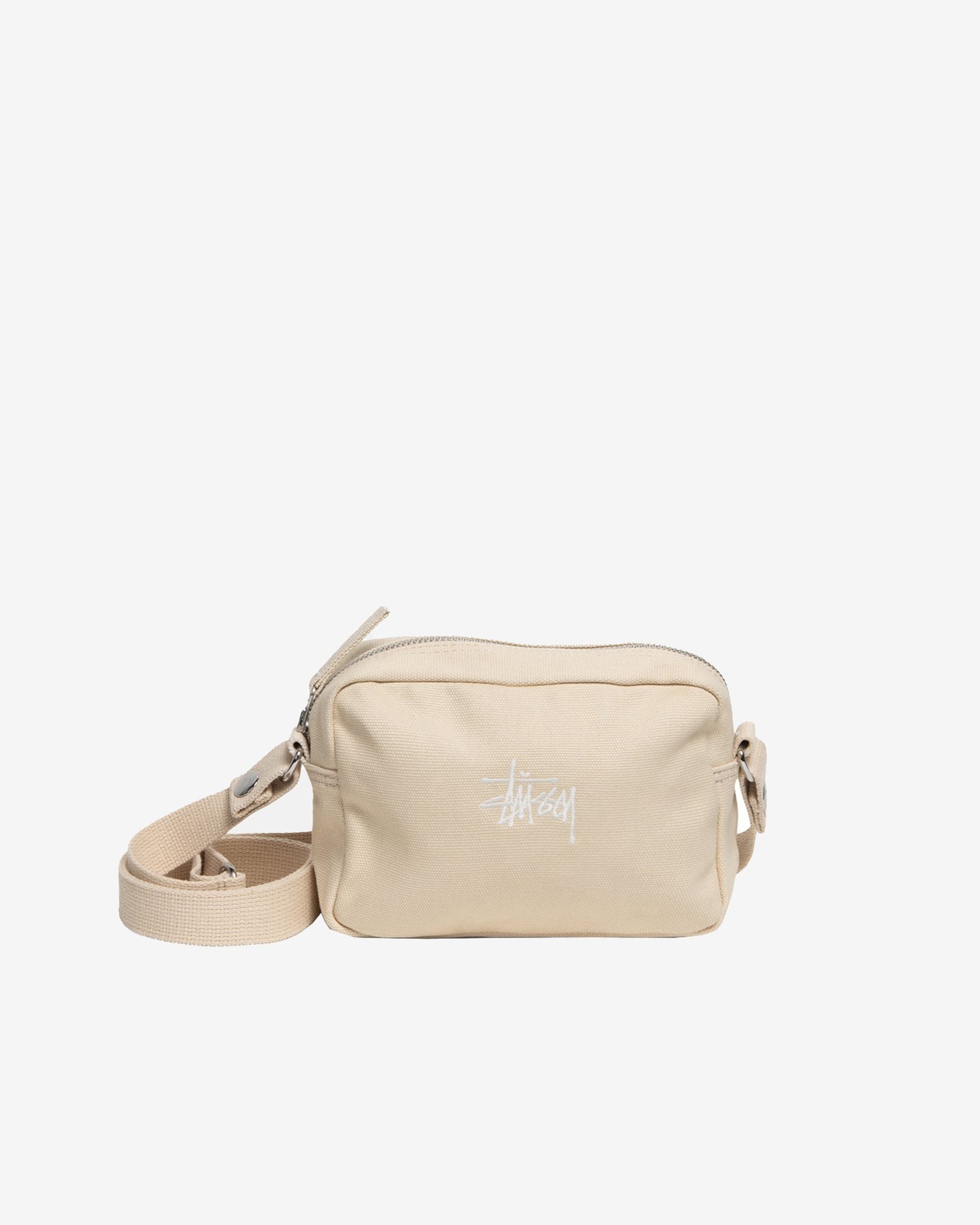 STÜSSY  Canvas Side Pouch Natural