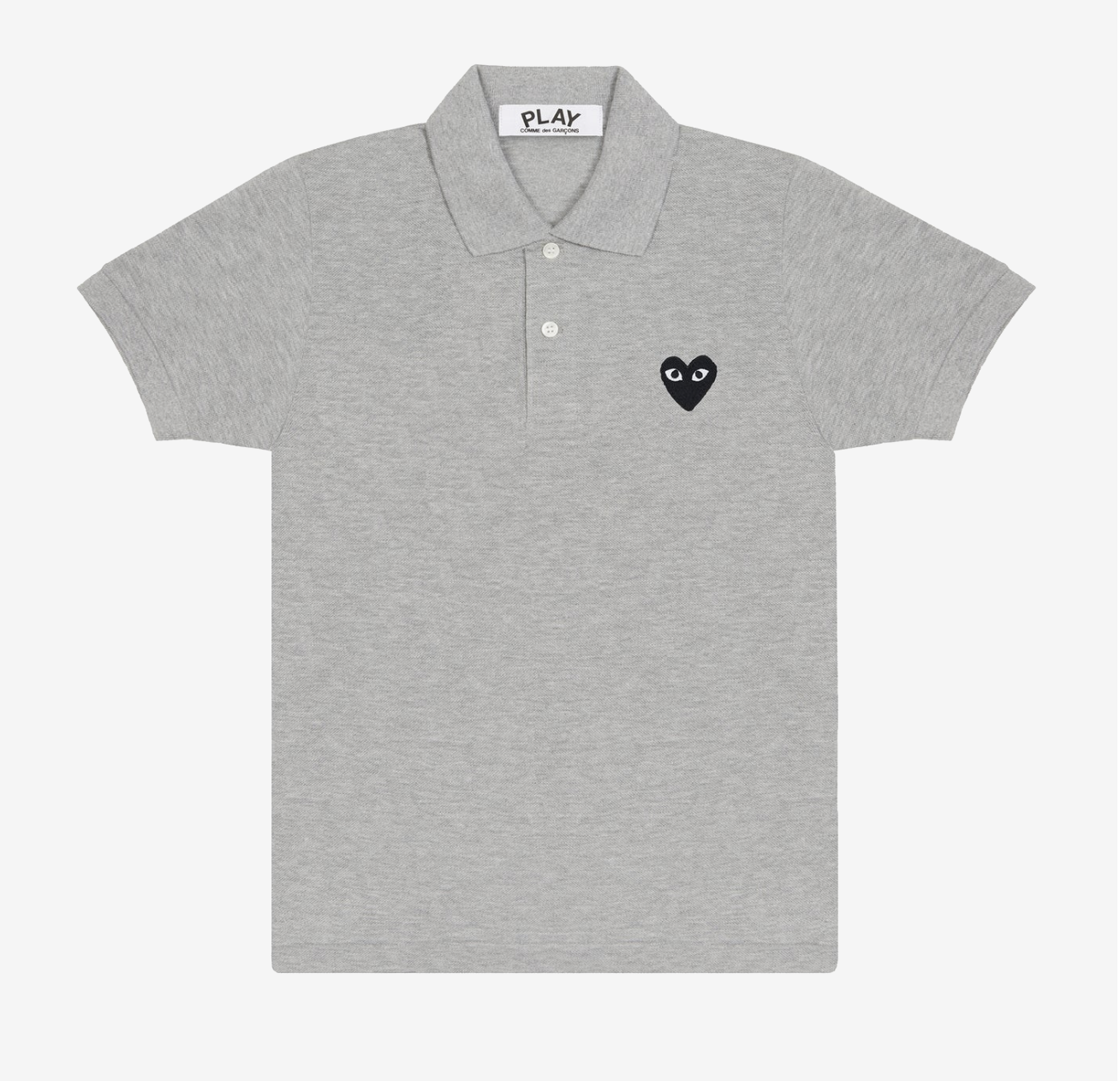 CDG PLAY Polo衫-黑愛心繡標（多色）