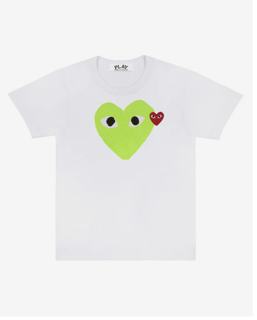 PLAY CDG Unisex T-Shirt 金剛戰士配色愛心短TEE (多配色）