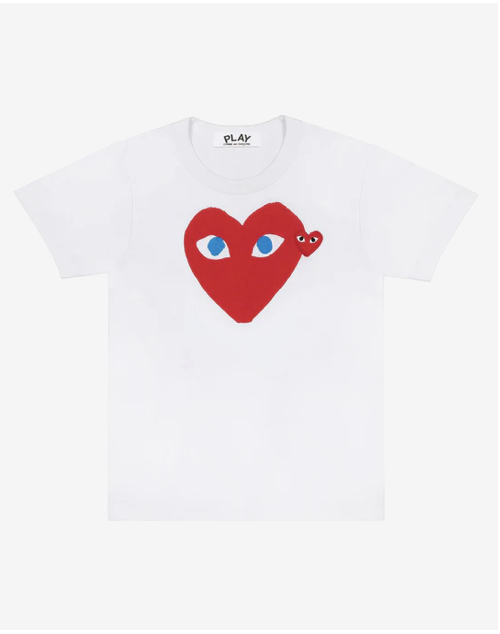PLAY CDG Unisex T-Shirt 金剛戰士配色愛心短TEE (多配色）