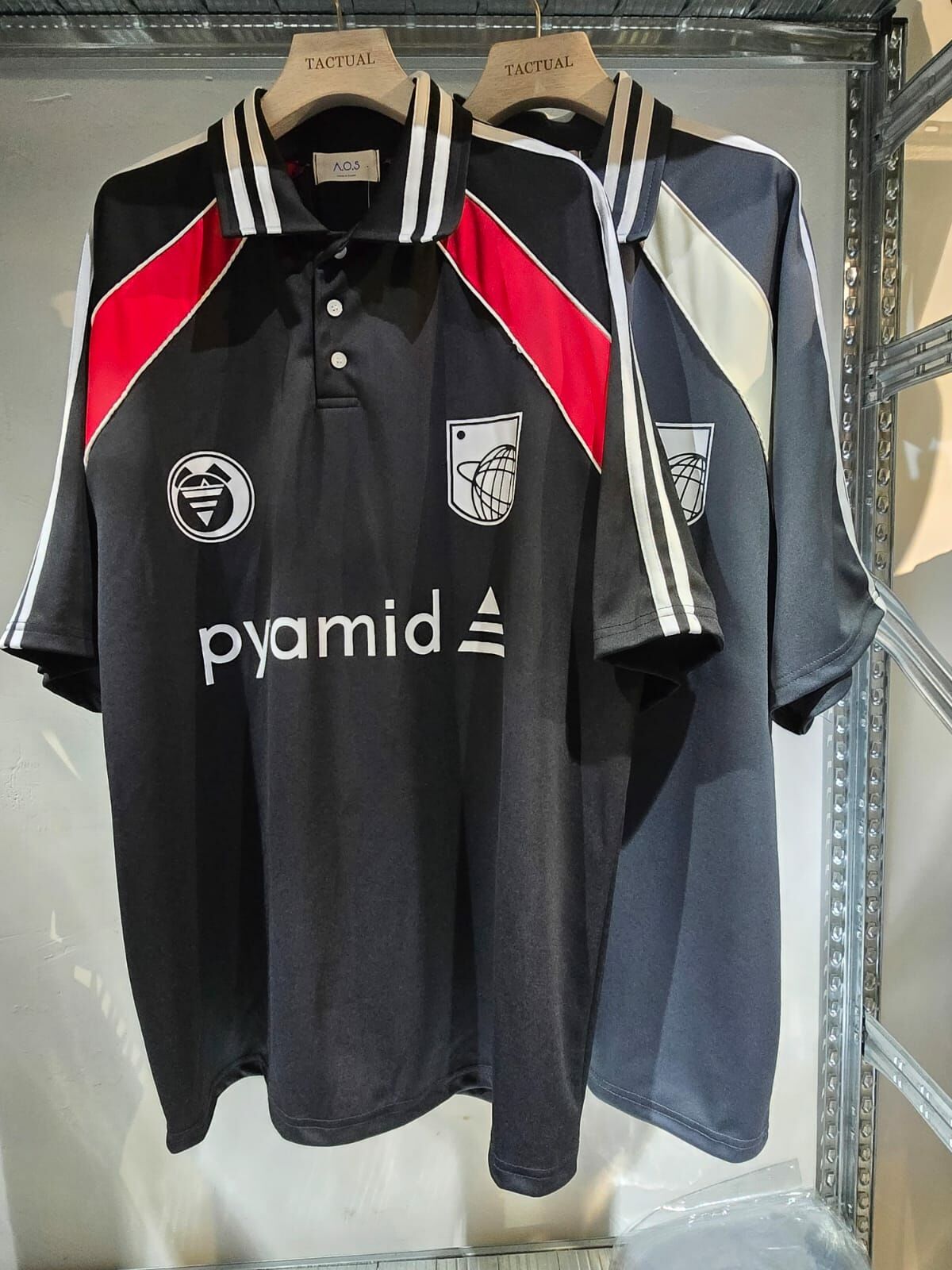 OverSize英文字圖案短袖PoloTee T5552