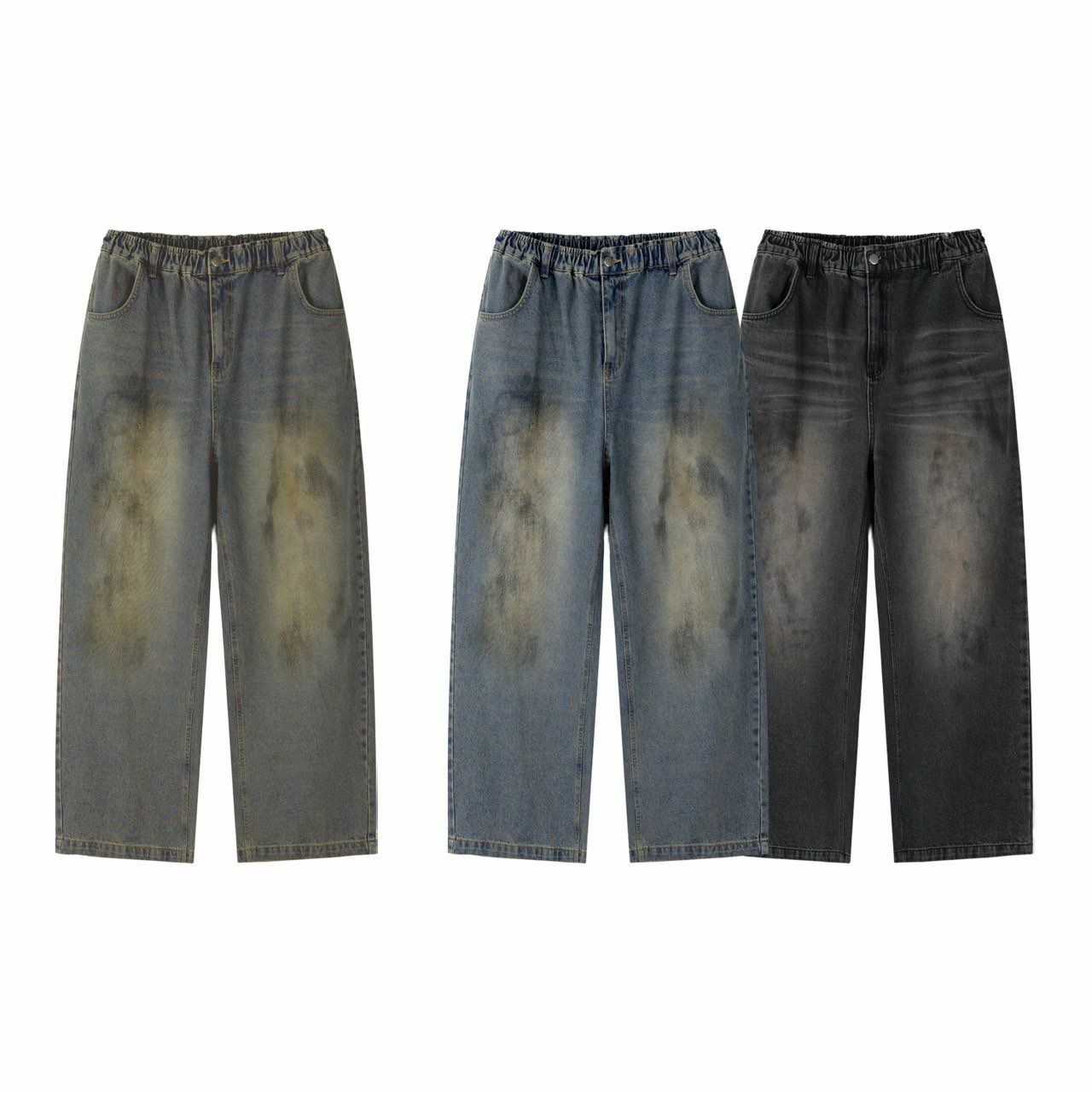 仿污鬆身牛仔褲 Votus-054P