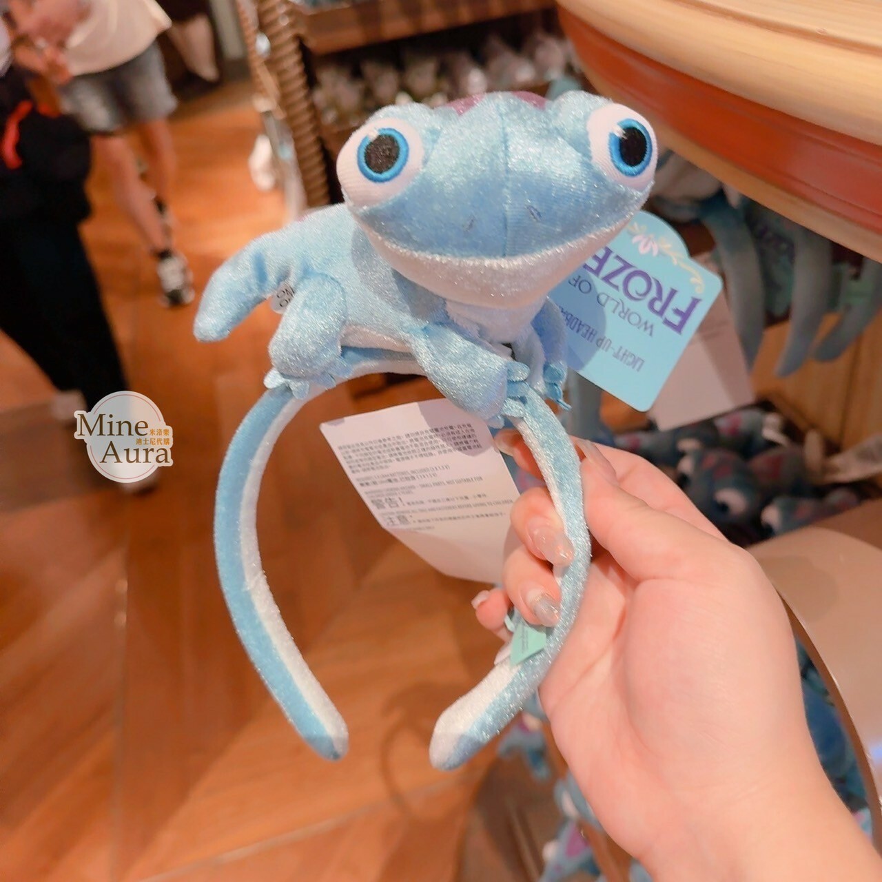 火精靈 蠑螈 布魯尼Bruni 立體絨毛造型 發光 髮圈 髮箍 冰雪奇緣 Frozen -香港迪士尼樂園