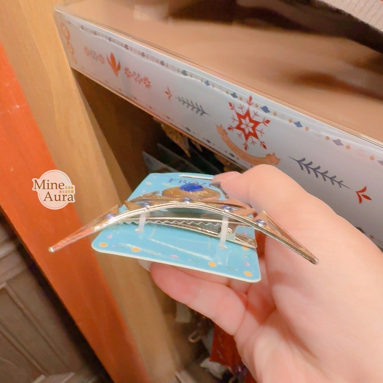 World of Frozen 限定 艾莎 Elsa 皇冠造型 髮夾 髮飾 冰雪奇緣 Frozen -香港迪士尼樂園