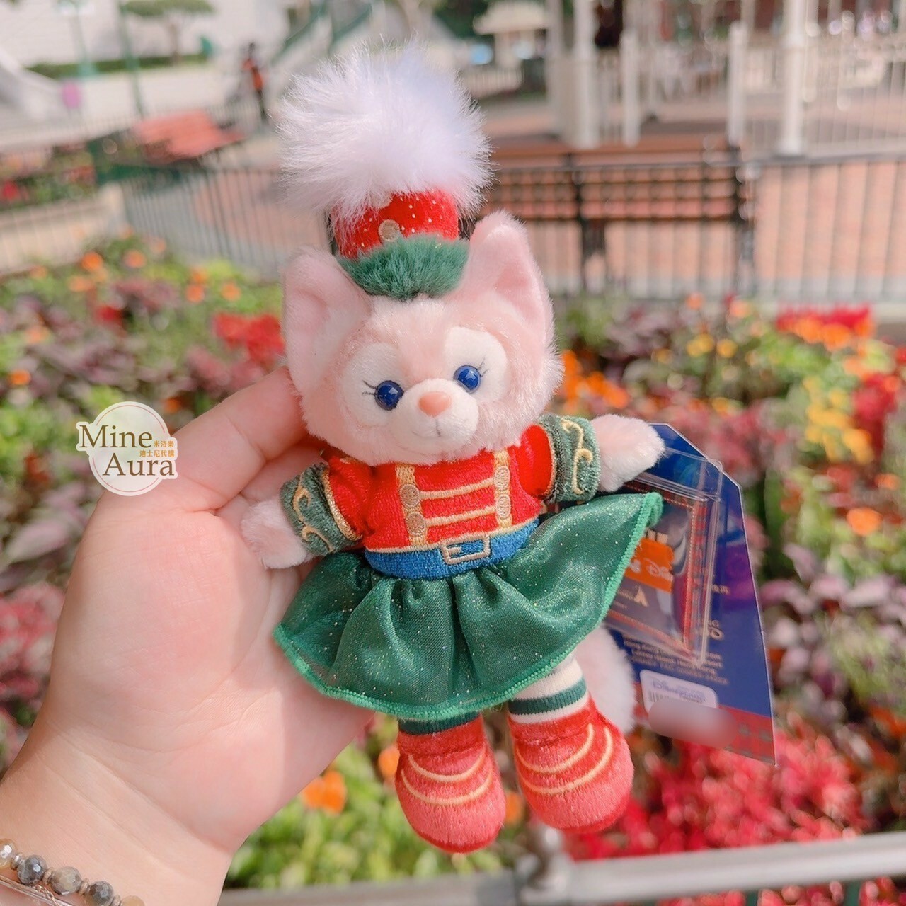 (特價現貨) 聖誕節限定 達菲 Duffy 與好友們 玲娜貝兒 LinaBell 鑰匙圈 吊飾 -香港迪士尼樂園